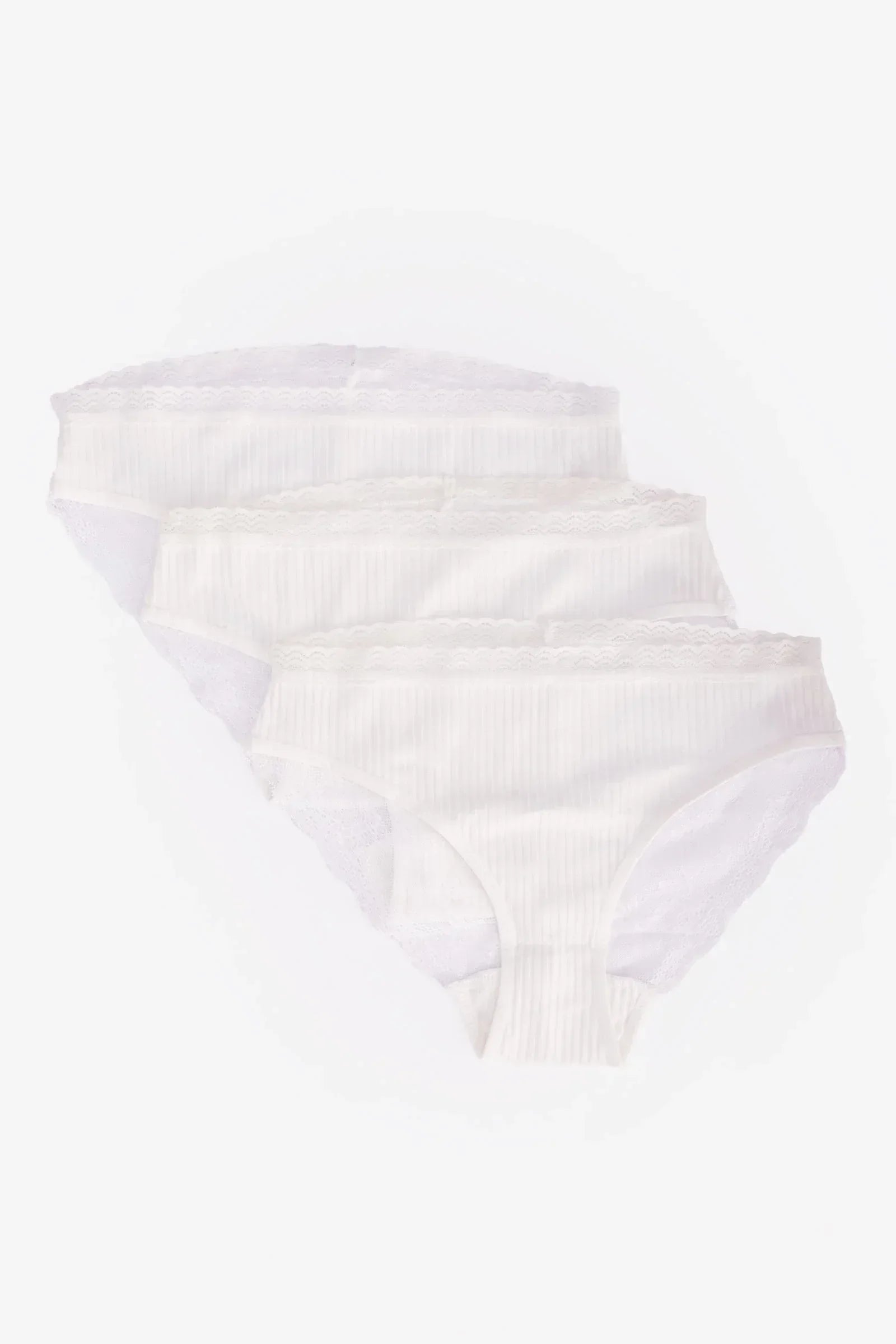 Clue - Pack of 3 Bikini Panties with Lace 4