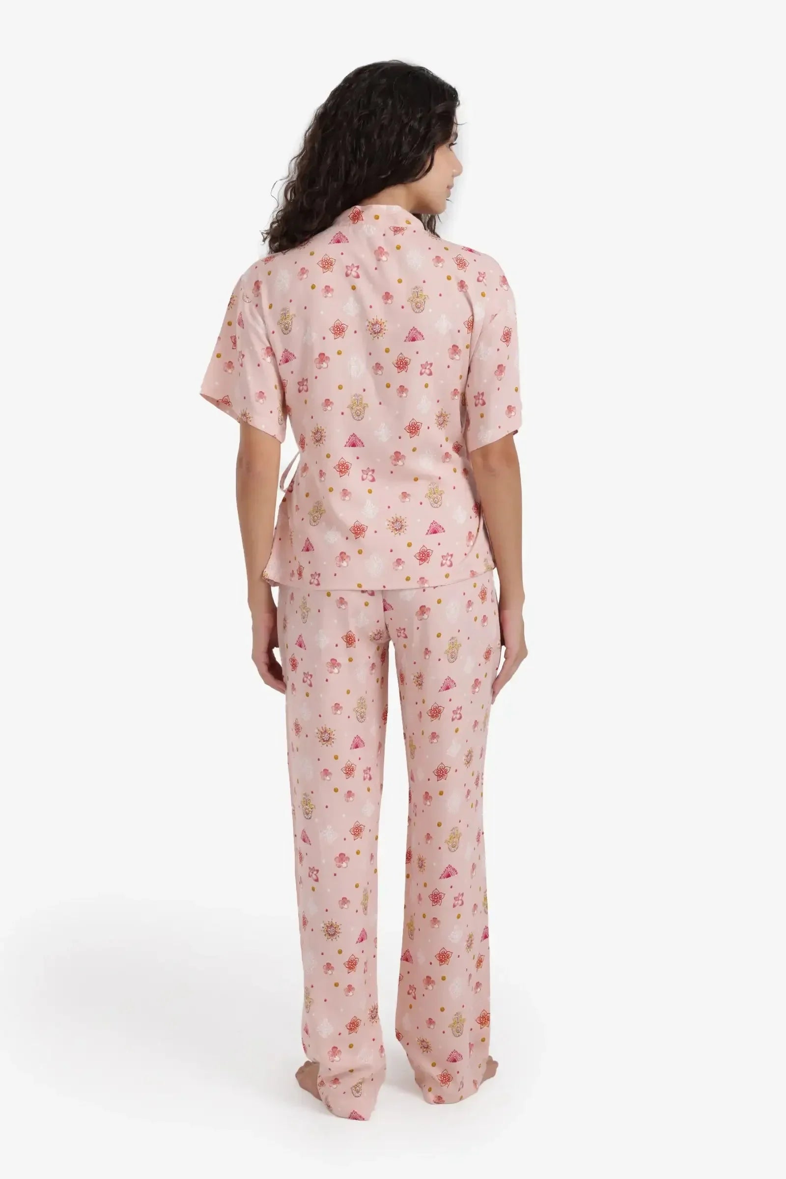 Carina - Side Tie Wrap Pyjama Set 3