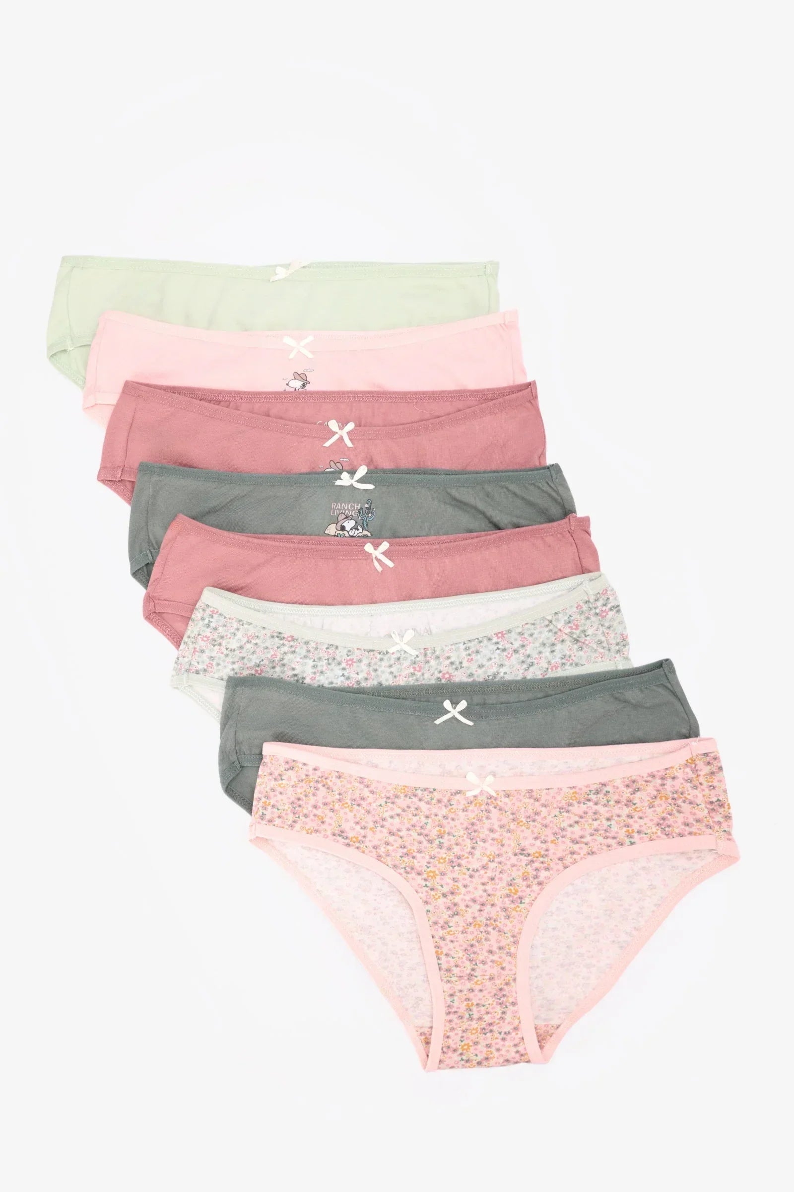 Carina - Pack of 10 Colored Bikini Panties 4