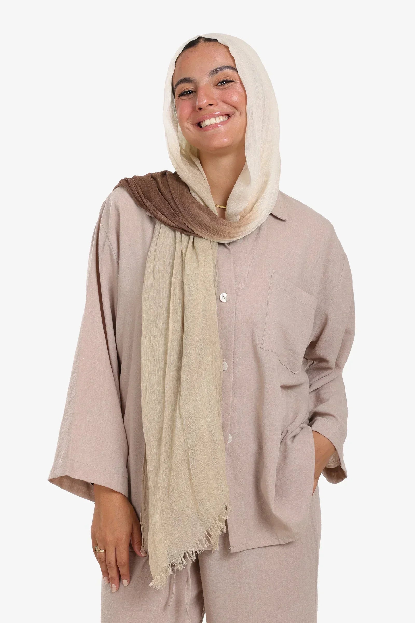 Clue - Gradient Cotton Scarf 1
