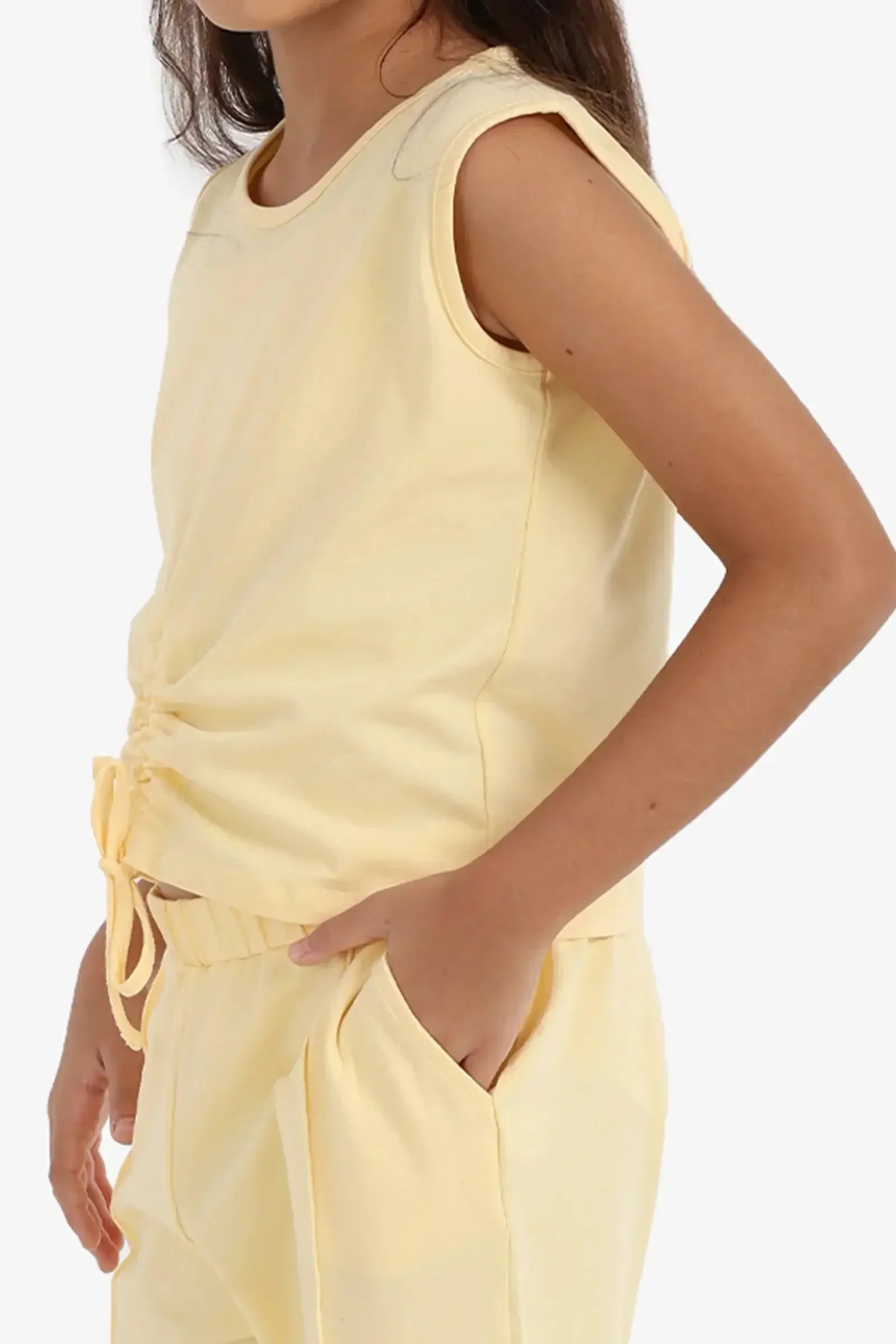 Carina - Girly Yellow Pyjama Set 2