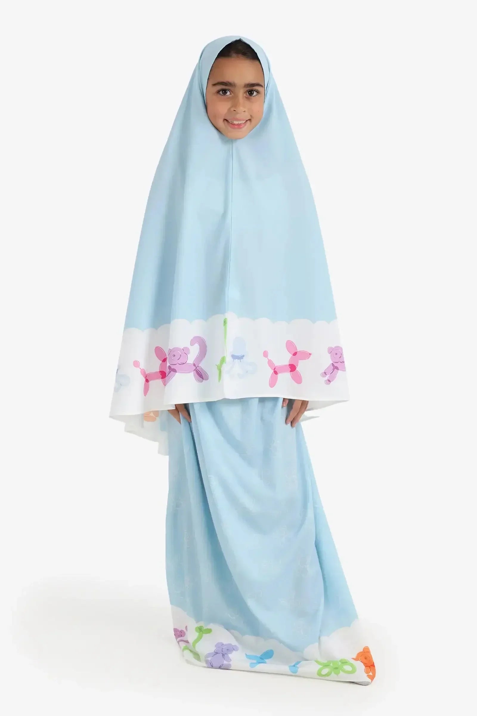 Carina - Girly Prayer Set with Print Trim 5