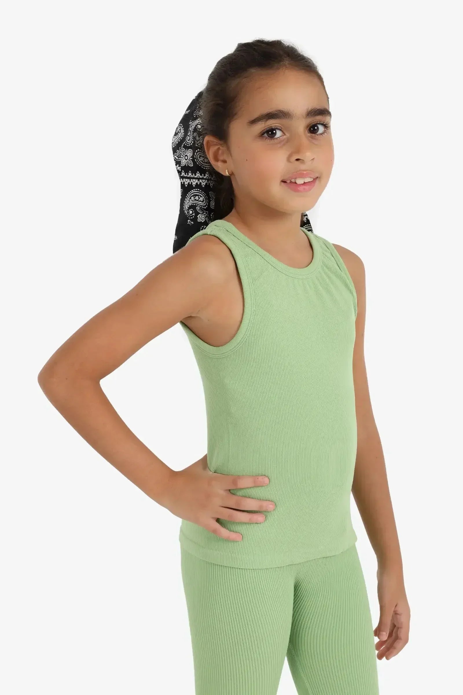 Carina - Girly Ribbed Tank Top 2