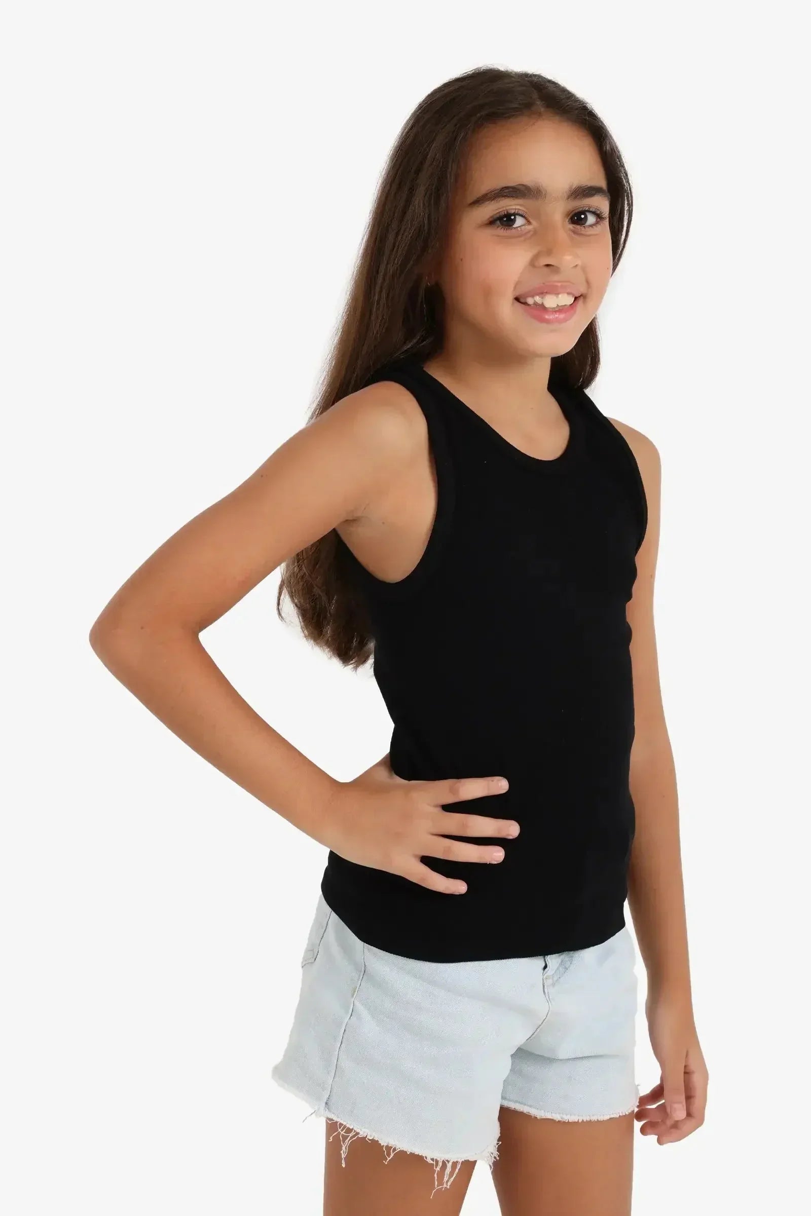 Carina - Girly Ribbed Tank Top 22