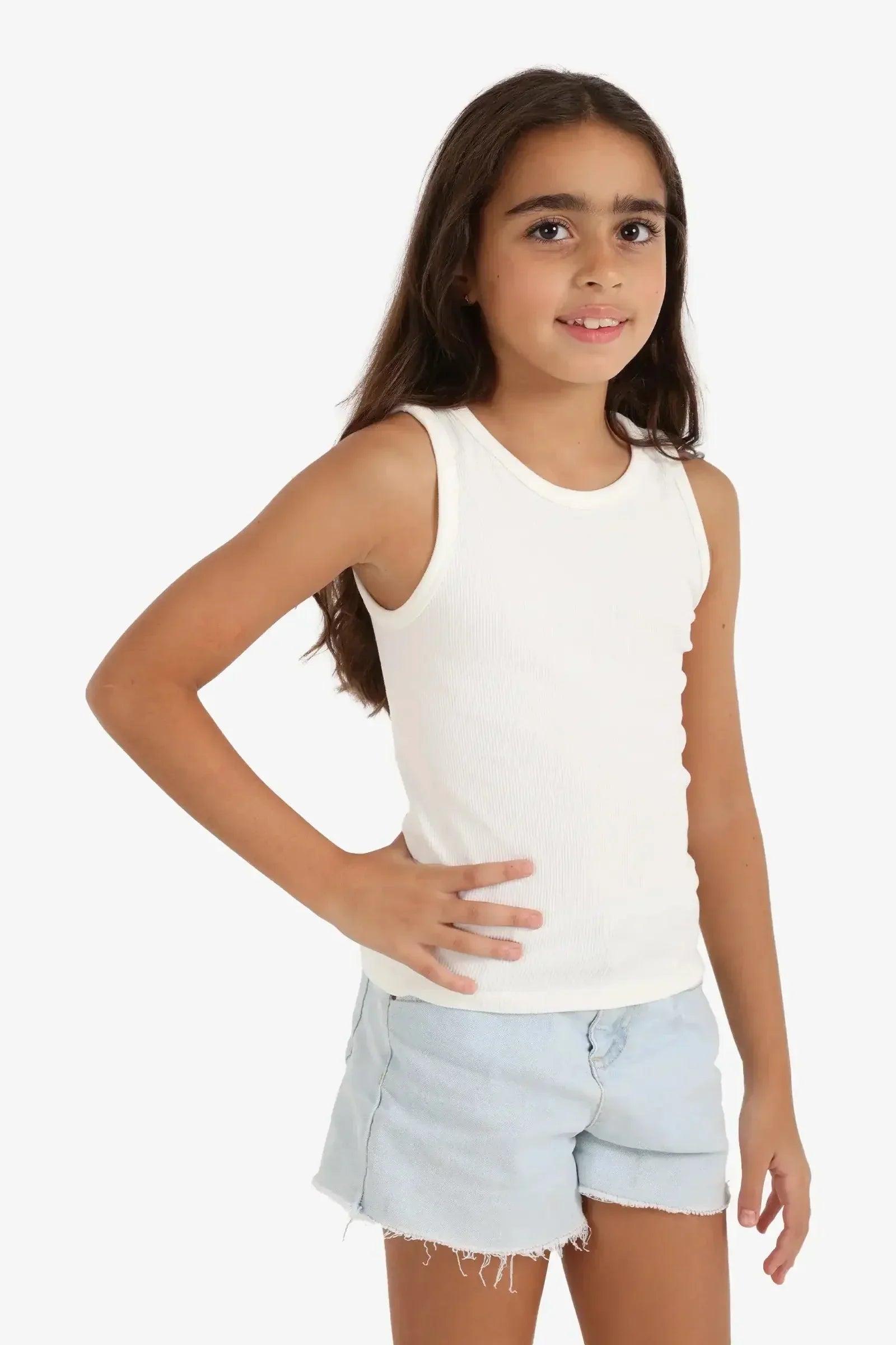 Carina - Girly Ribbed Tank Top 10