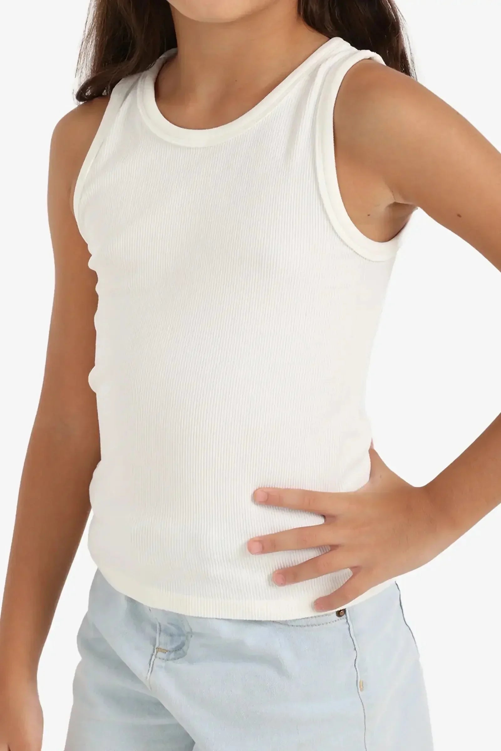 Carina - Girly Ribbed Tank Top 12