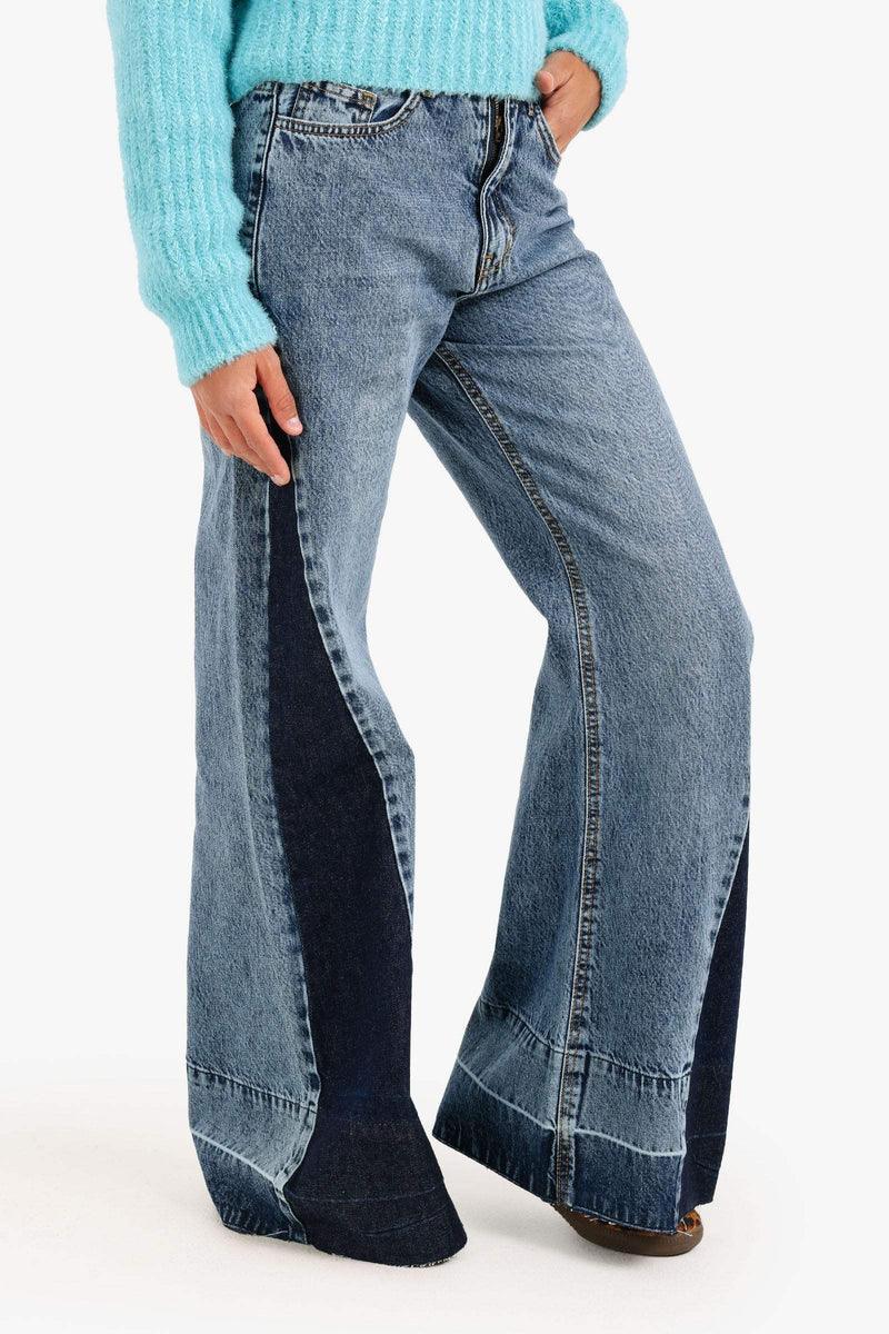 Carina - Jeans with Contrasting Panel 3