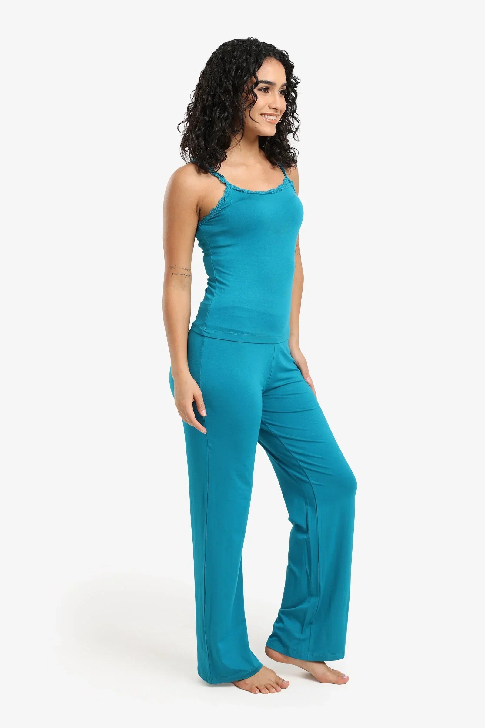 Carina - Pyjama Set With Lace Trim 20