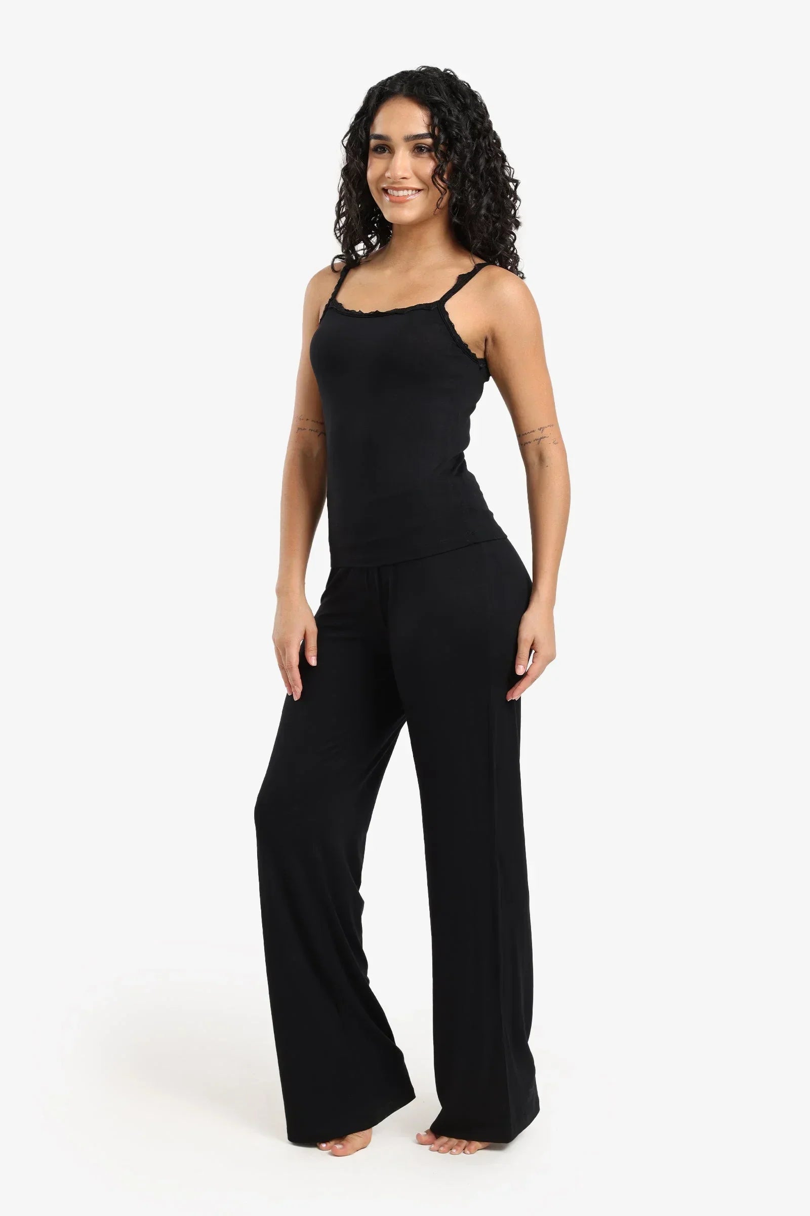 Carina - Pyjama Set With Lace Trim 2