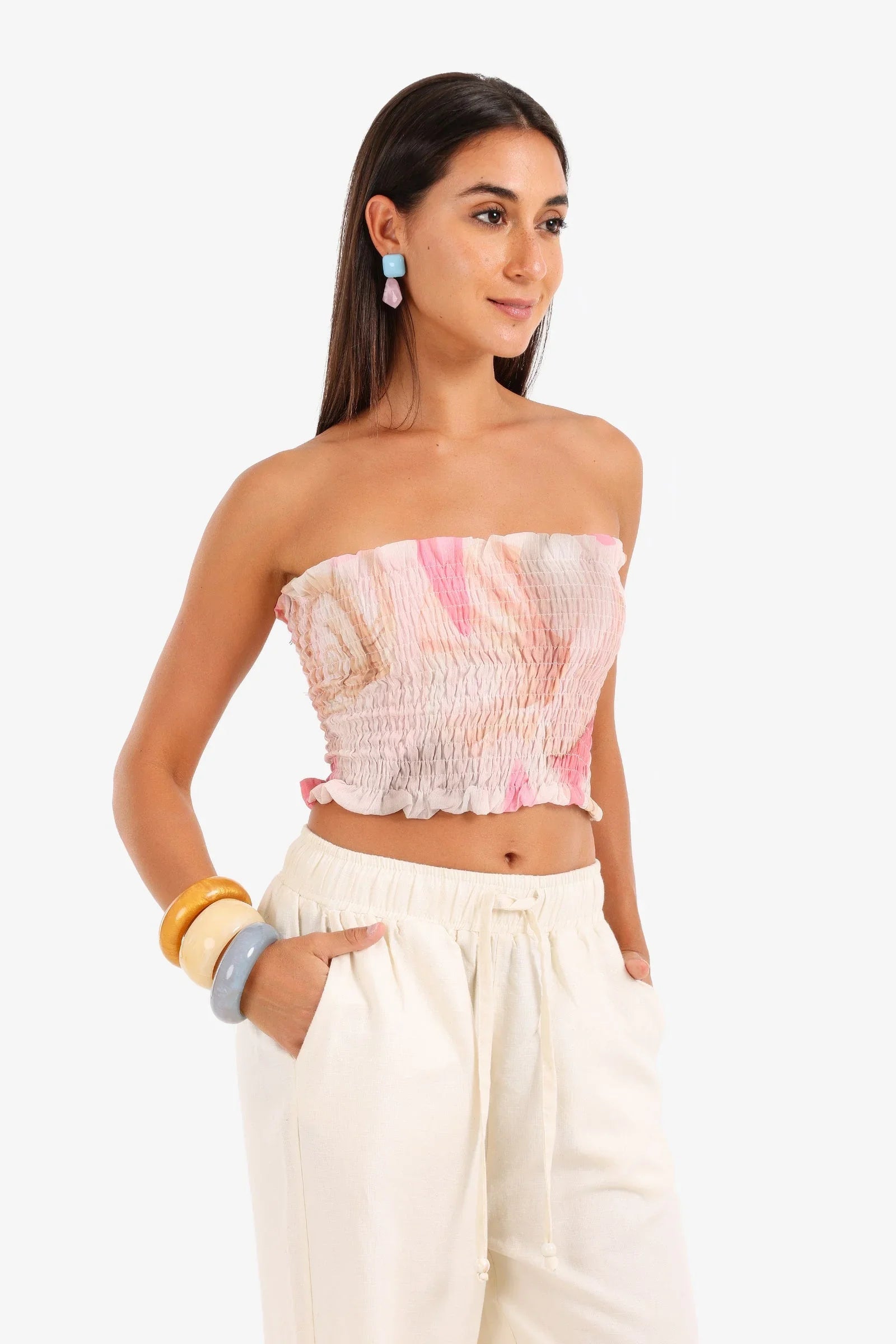 Carina - Cropped beach BandeauTop 2