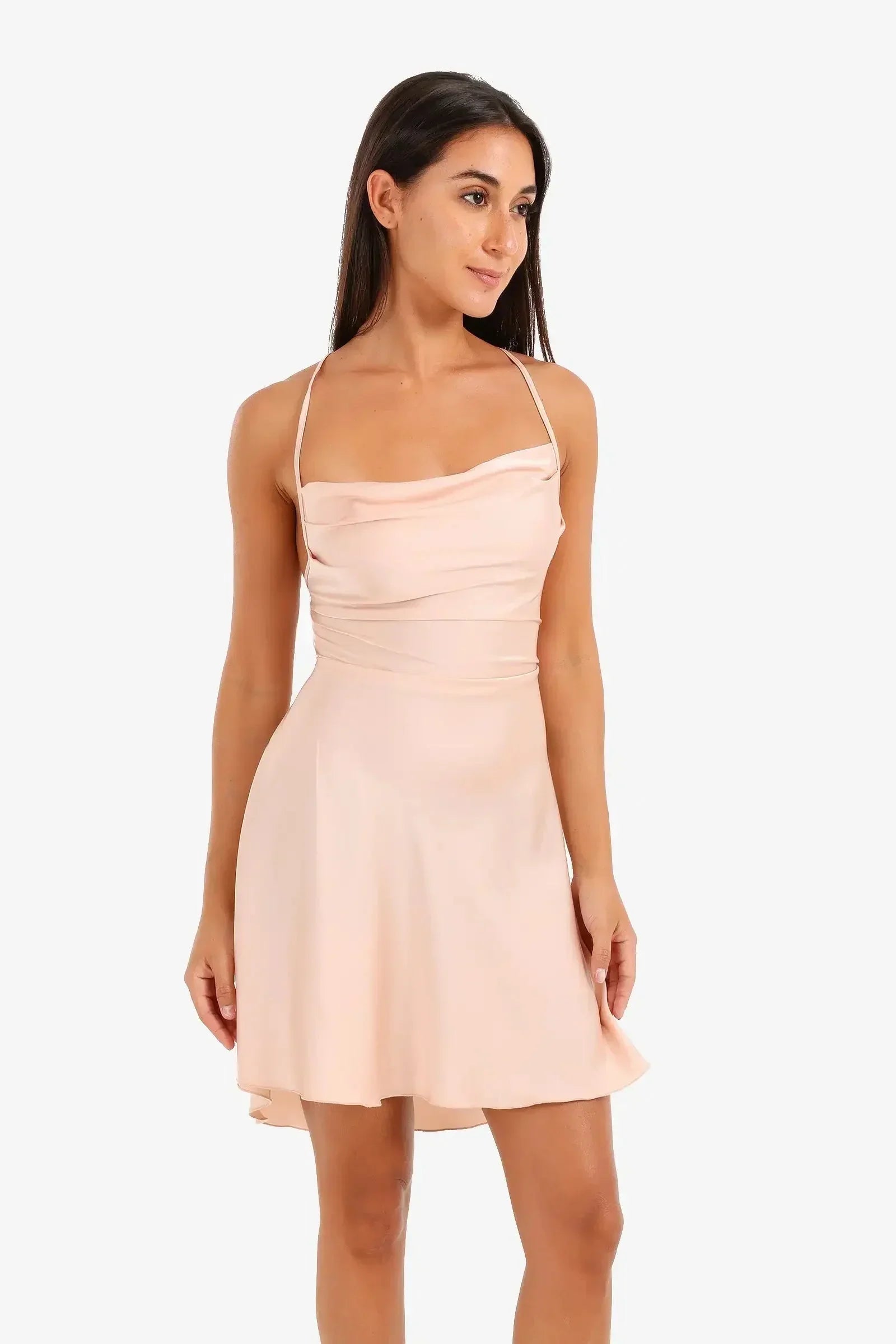 Carina - Crisscross Backless Nightgown 2