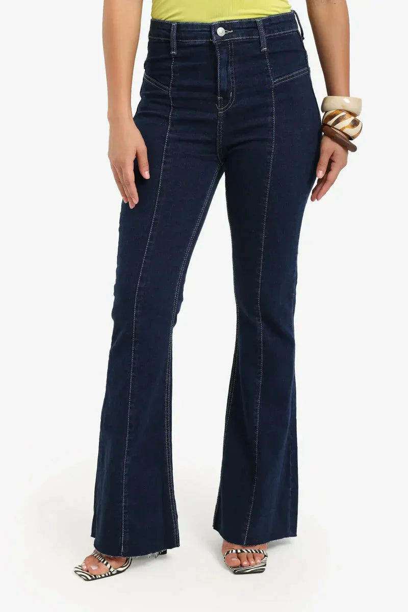 Carina - High Rise Flare Jeans 2