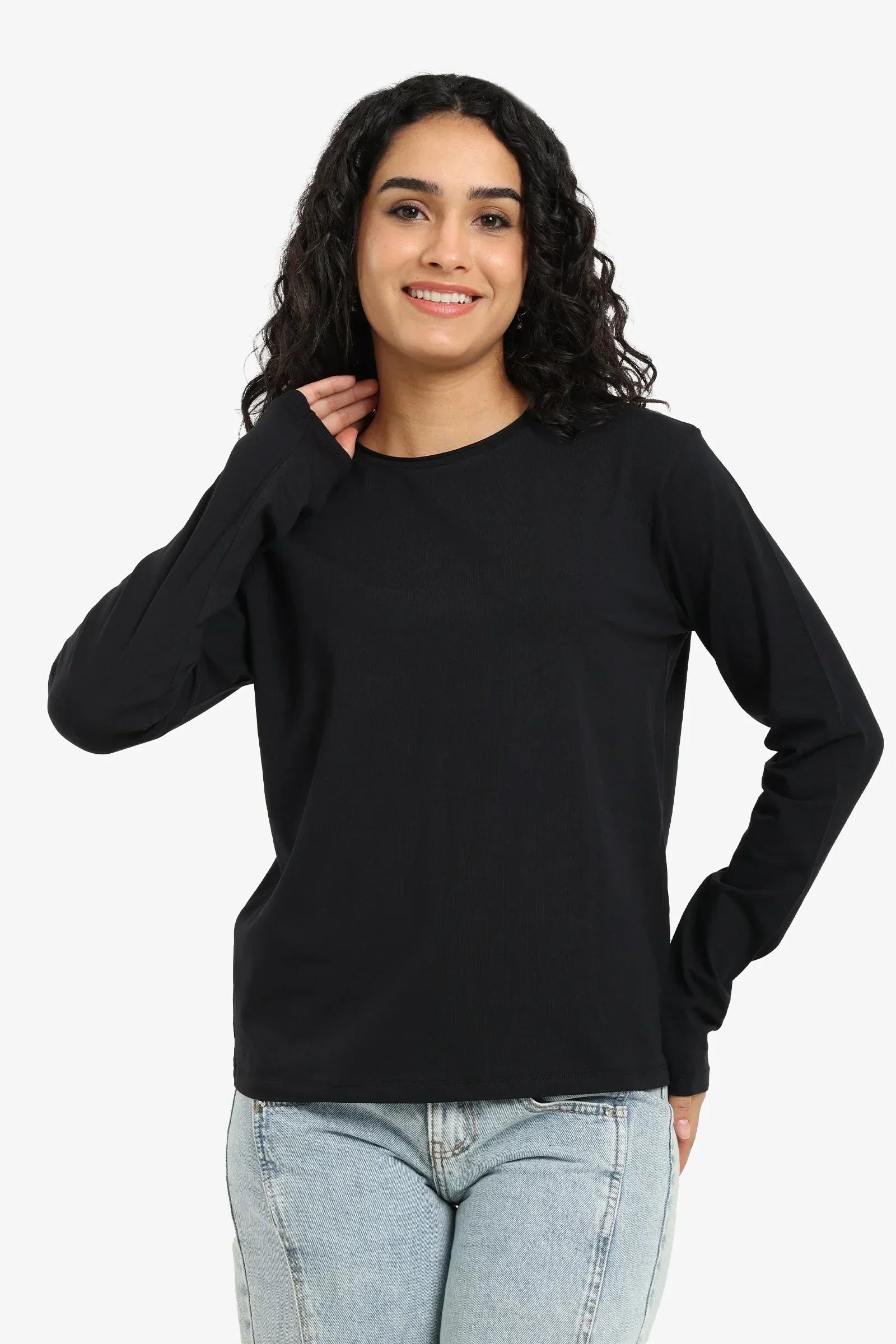 Carina - Solid Long Sleeves T-shirt 6