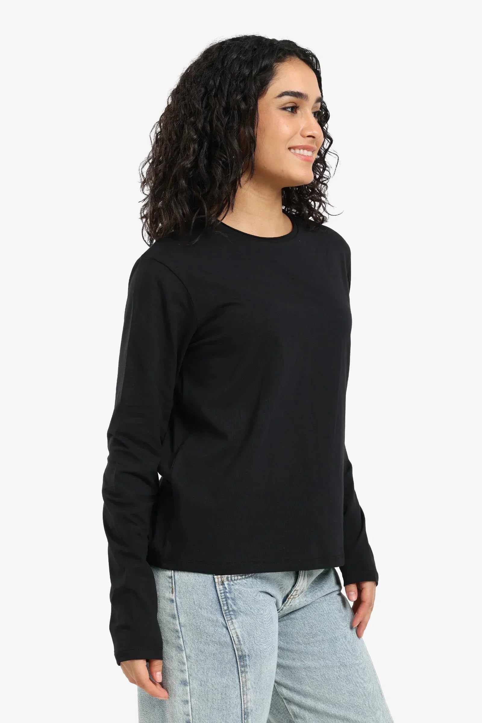 Carina - Solid Long Sleeves T-shirt 8
