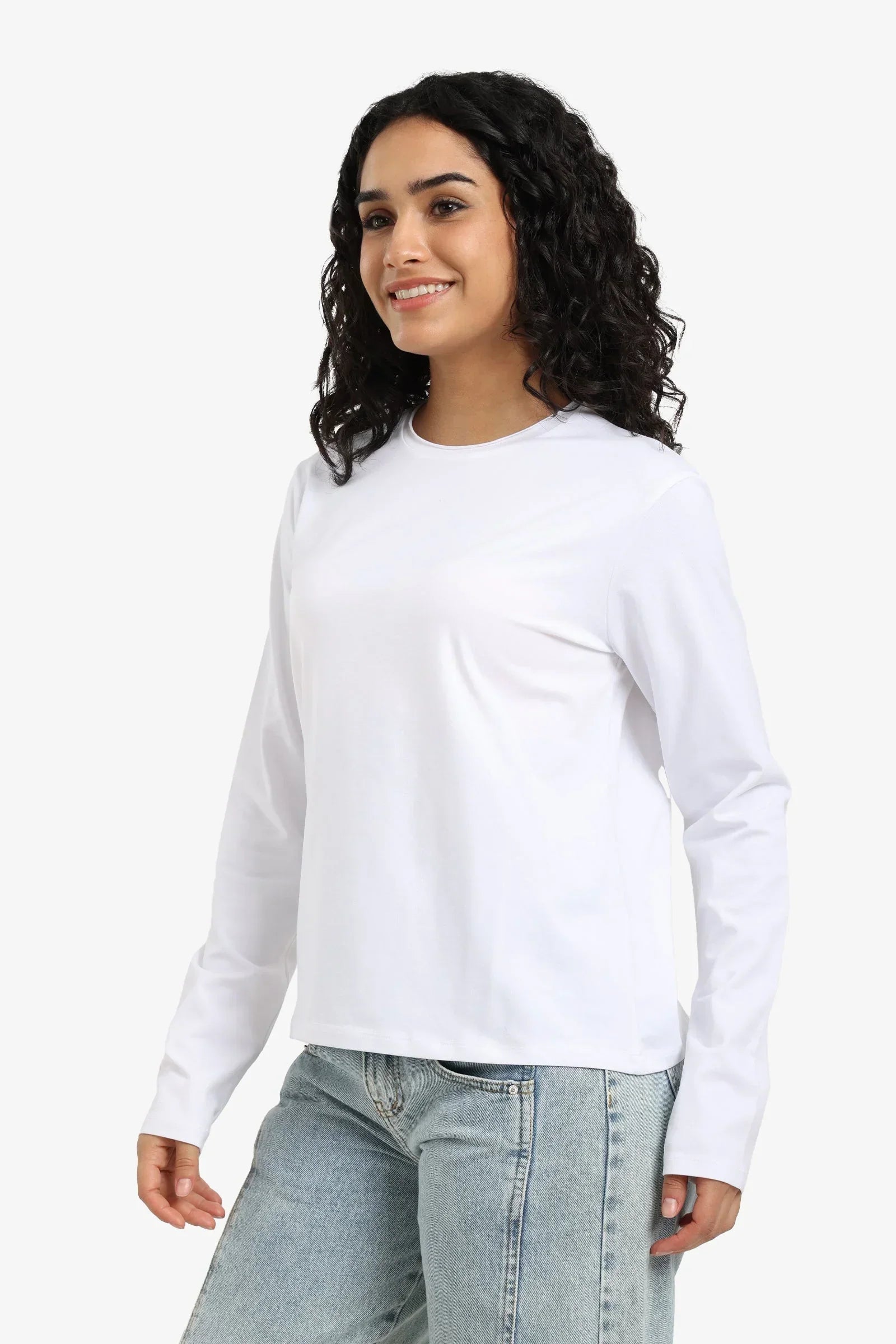 Carina - Solid Long Sleeves T-shirt 2