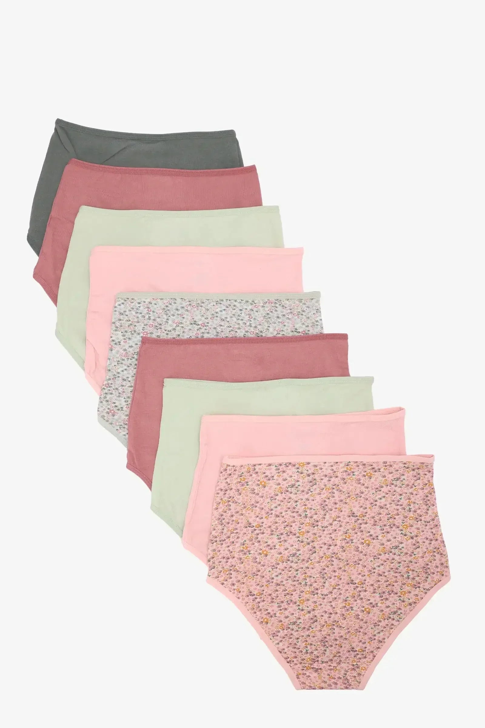 Carina - Pack of 10 Colored Full Brief Panties 2