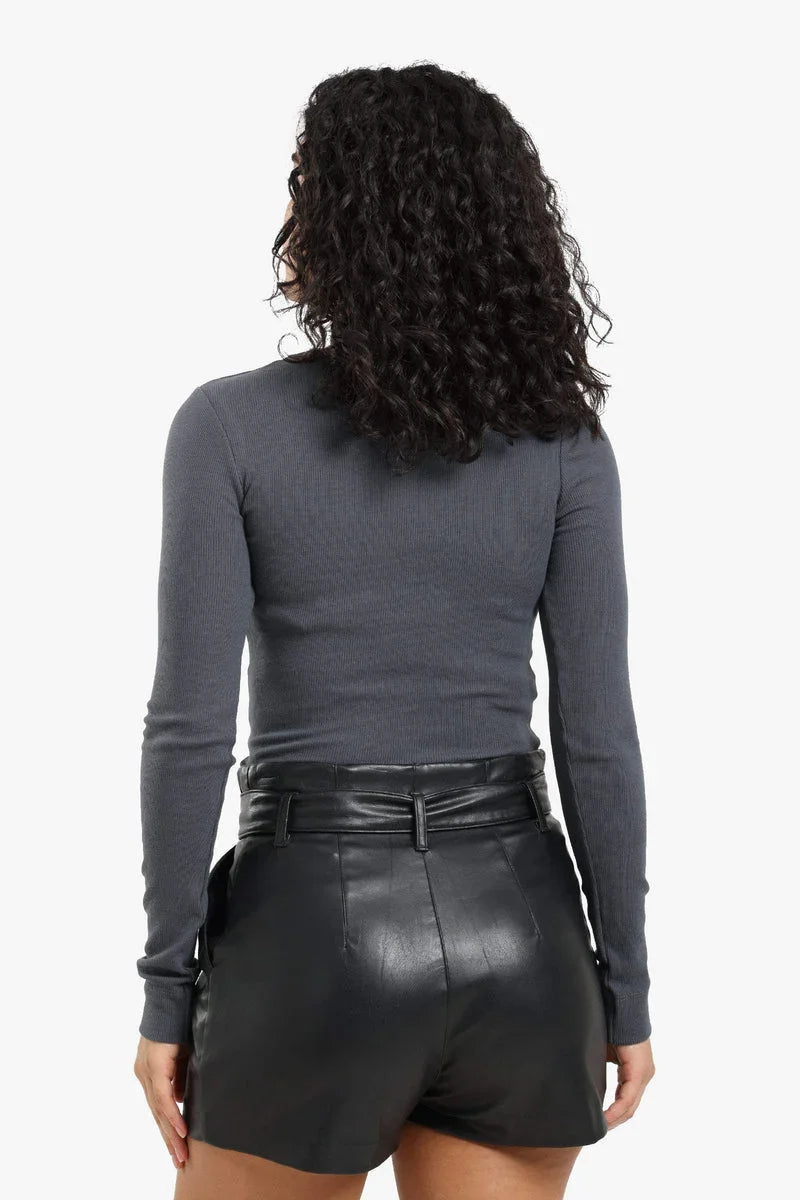 Carina - Ribbed Long Sleeves Top 14