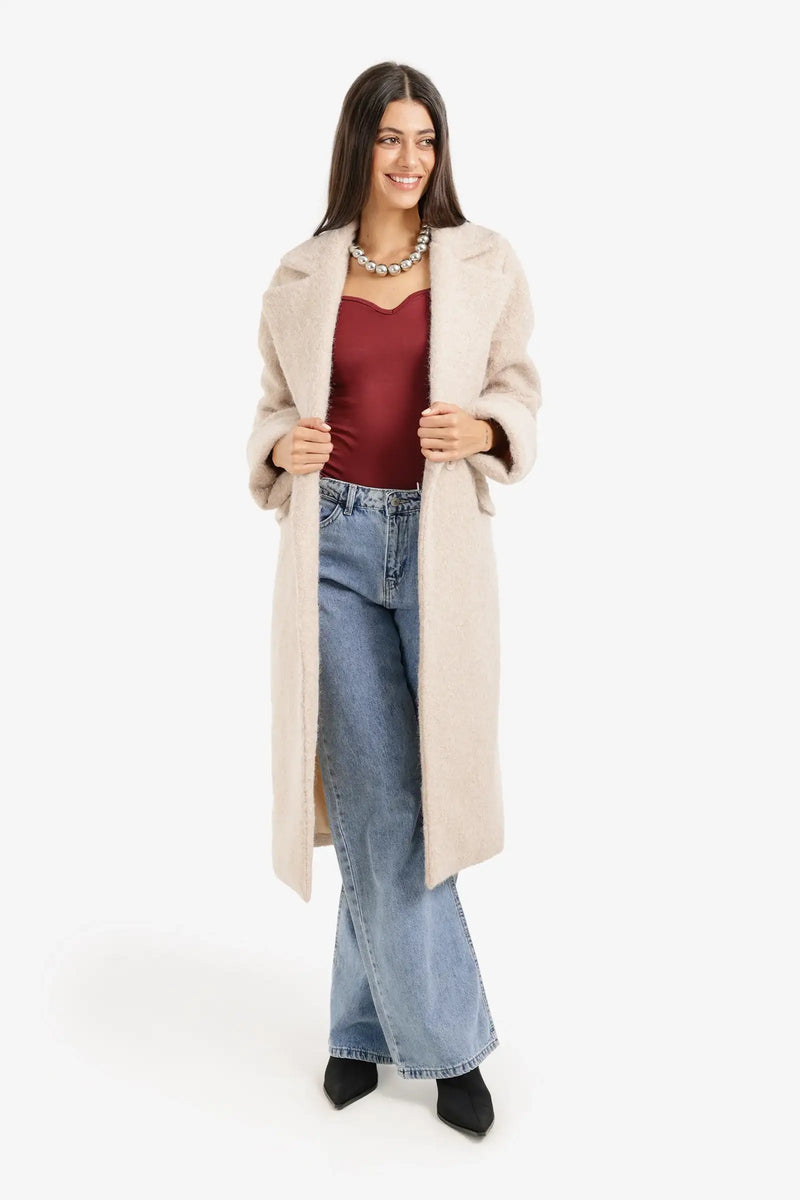 Carina - Coat with Notch Collar