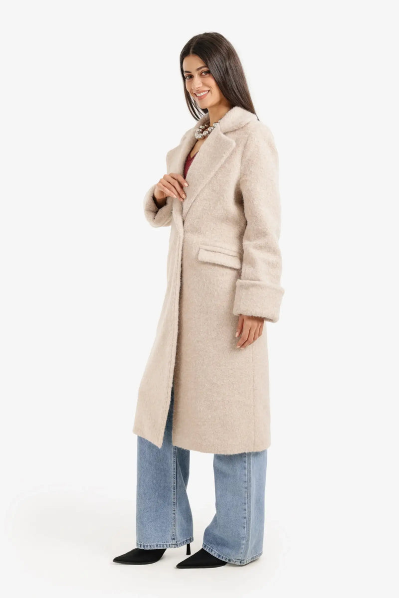 Carina - Coat with Notch Collar