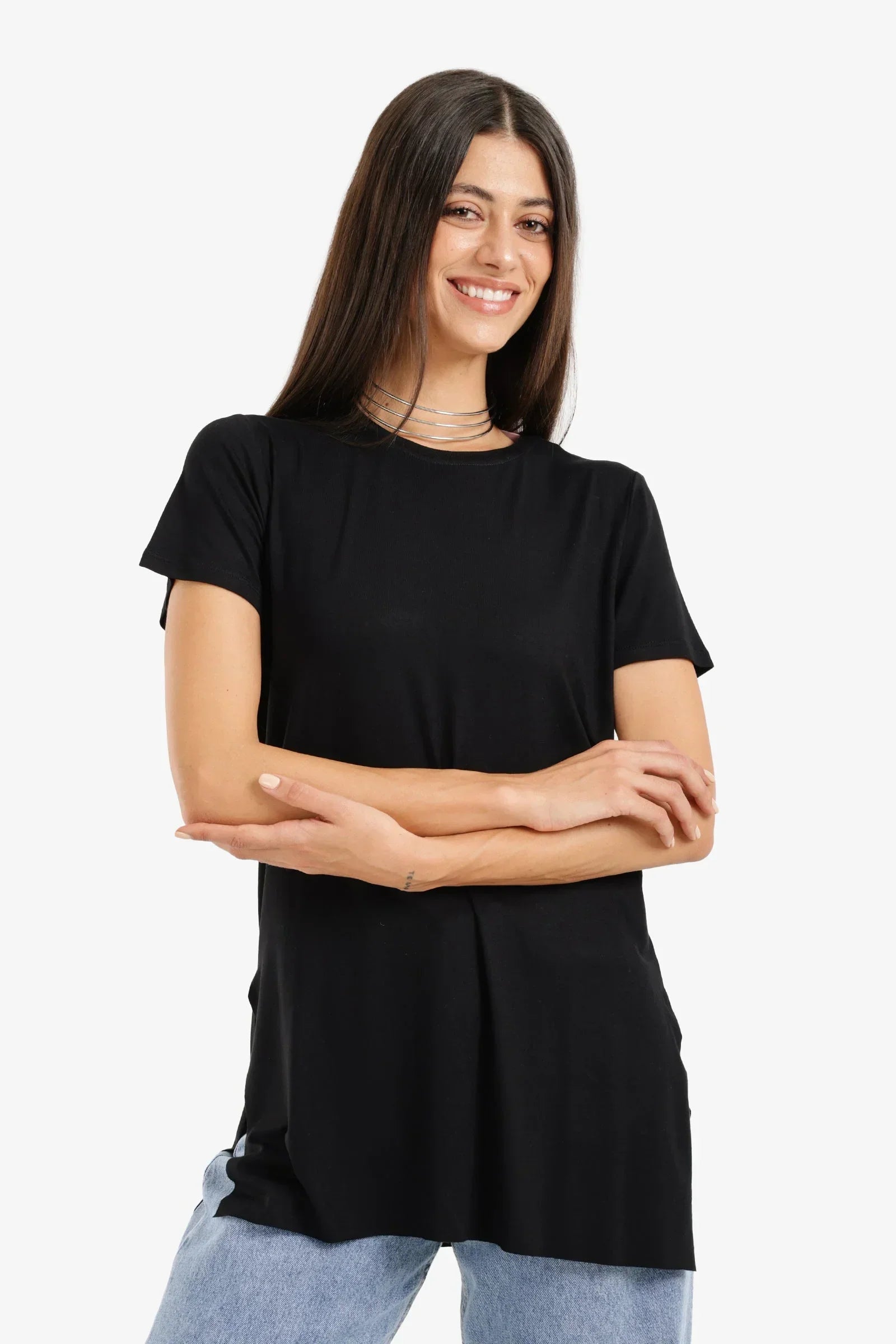 Carina - Long Relaxed Fit T-Shirt 11