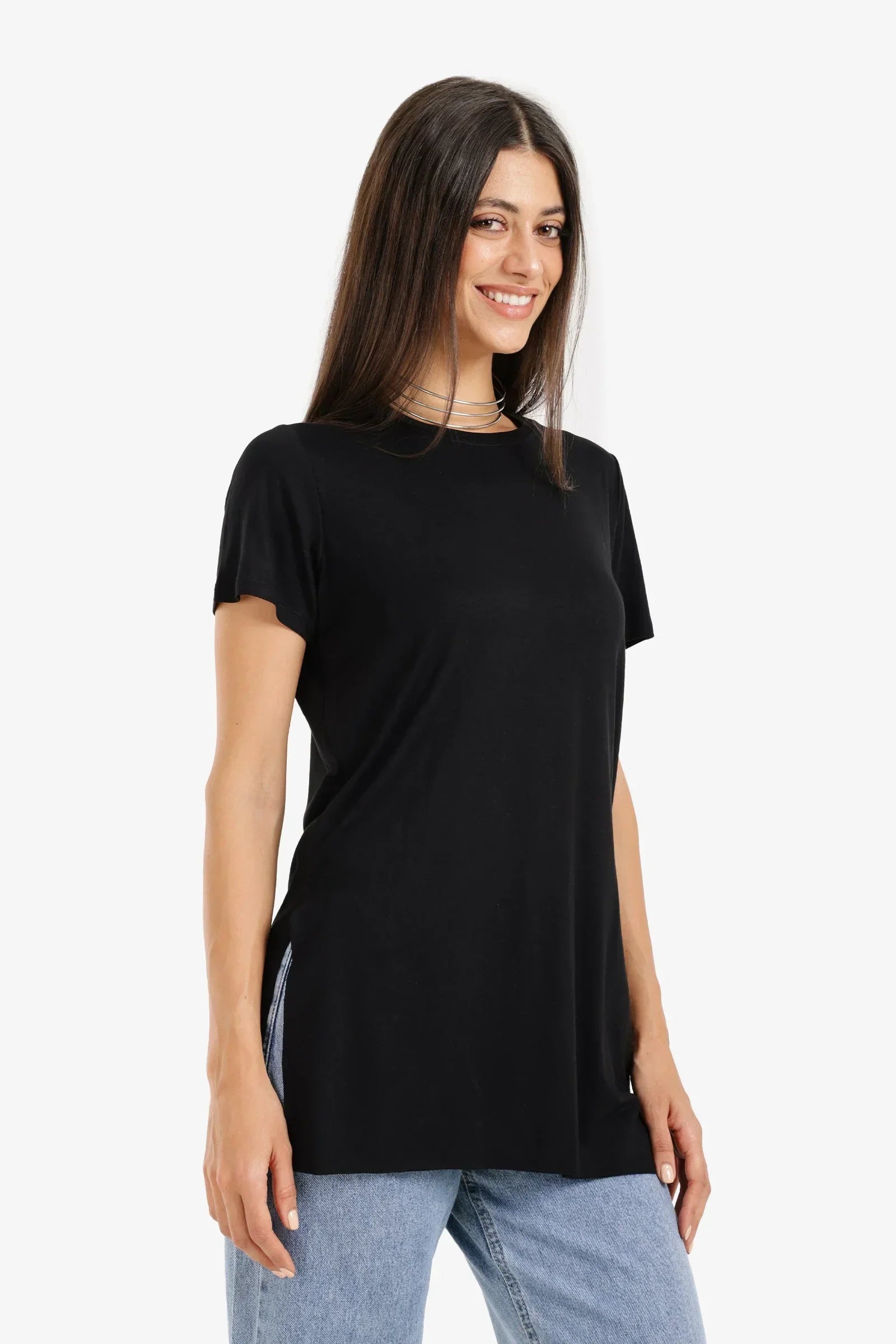 Carina - Long Relaxed Fit T-Shirt 12
