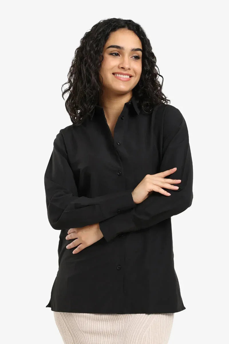 Carina - Classic Collar Relaxed Shirt 1