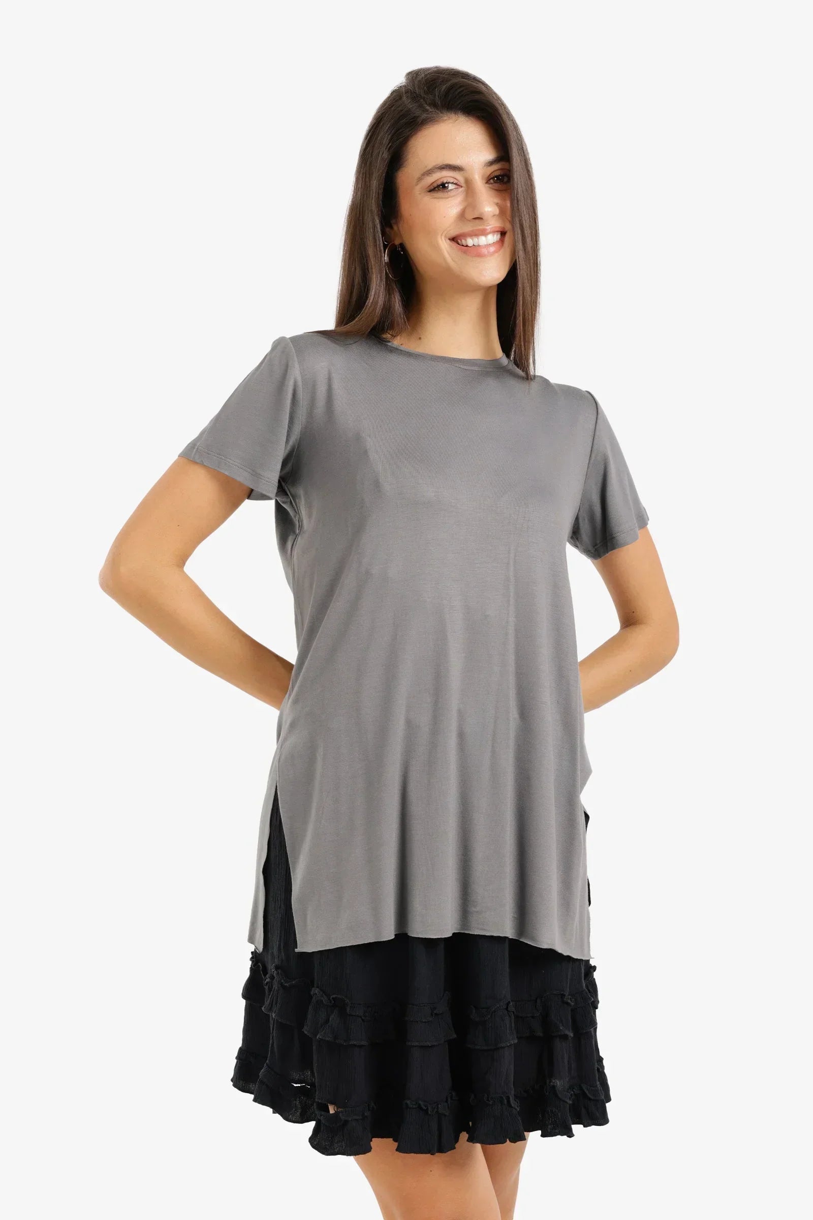 Carina - Long Relaxed Fit T-Shirt 6