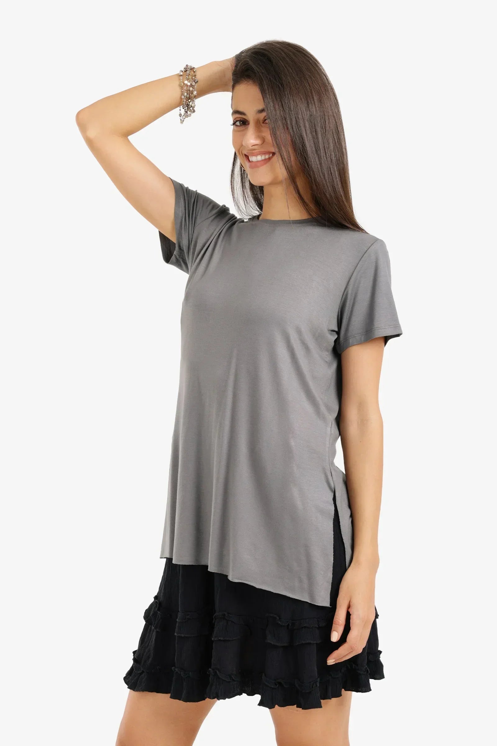 Carina - Long Relaxed Fit T-Shirt 7