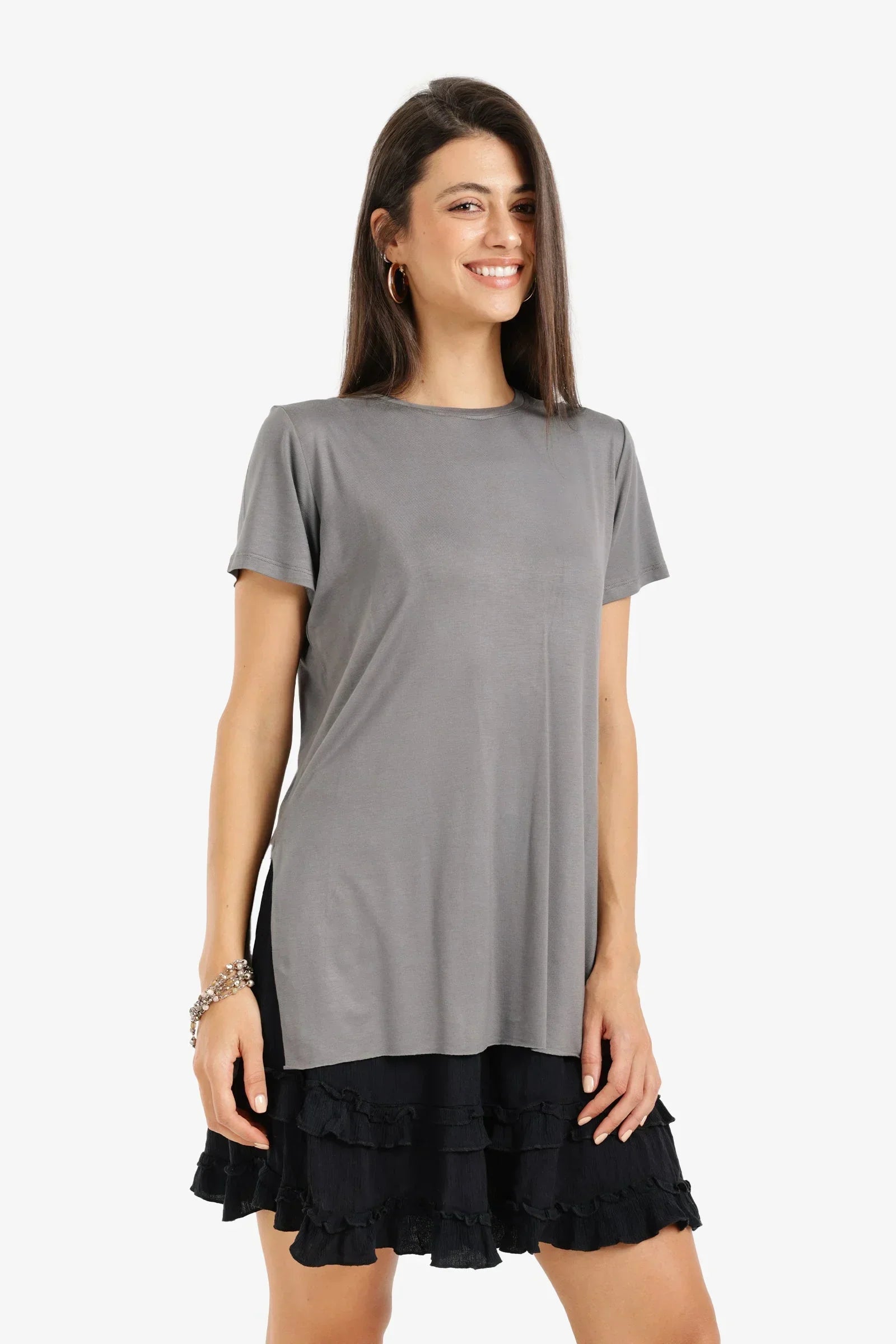 Carina - Long Relaxed Fit T-Shirt 10
