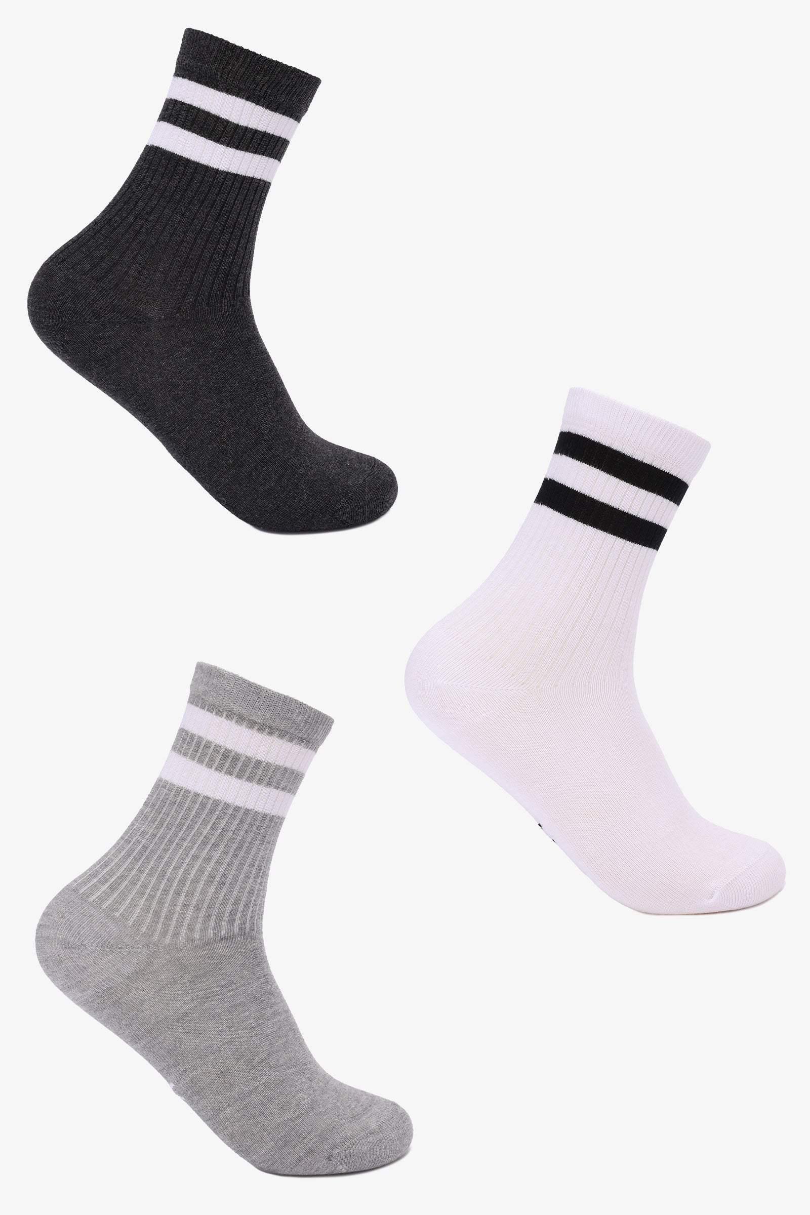 Carina - High Ankle Socks- 3 Pairs 1