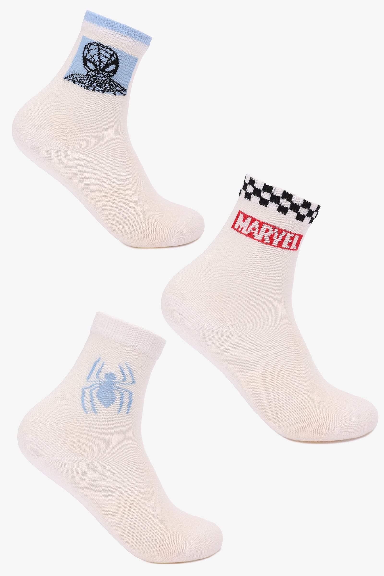 Carina - Marvel Spiderman Socks - 3 Pairs 1