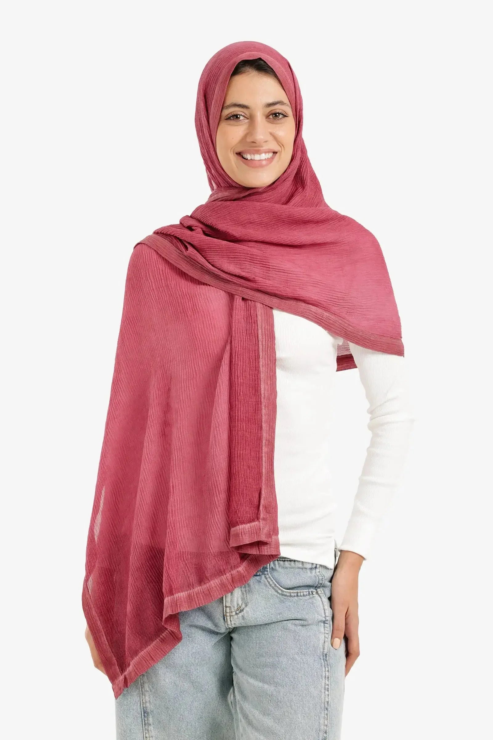 Carina - Plain Bliss Satin Scarf 5