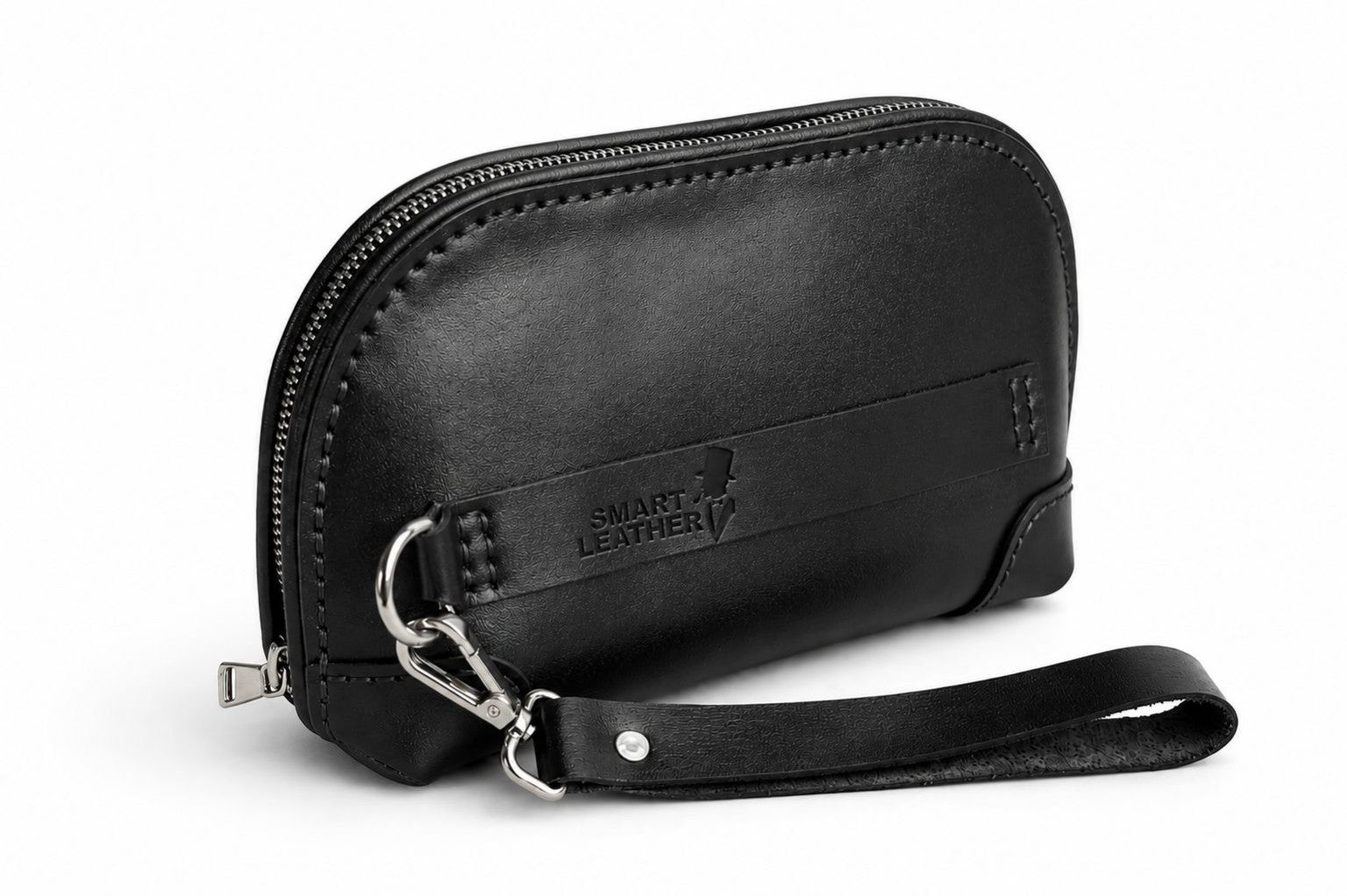 Black Curvy Bag - Smart Leather