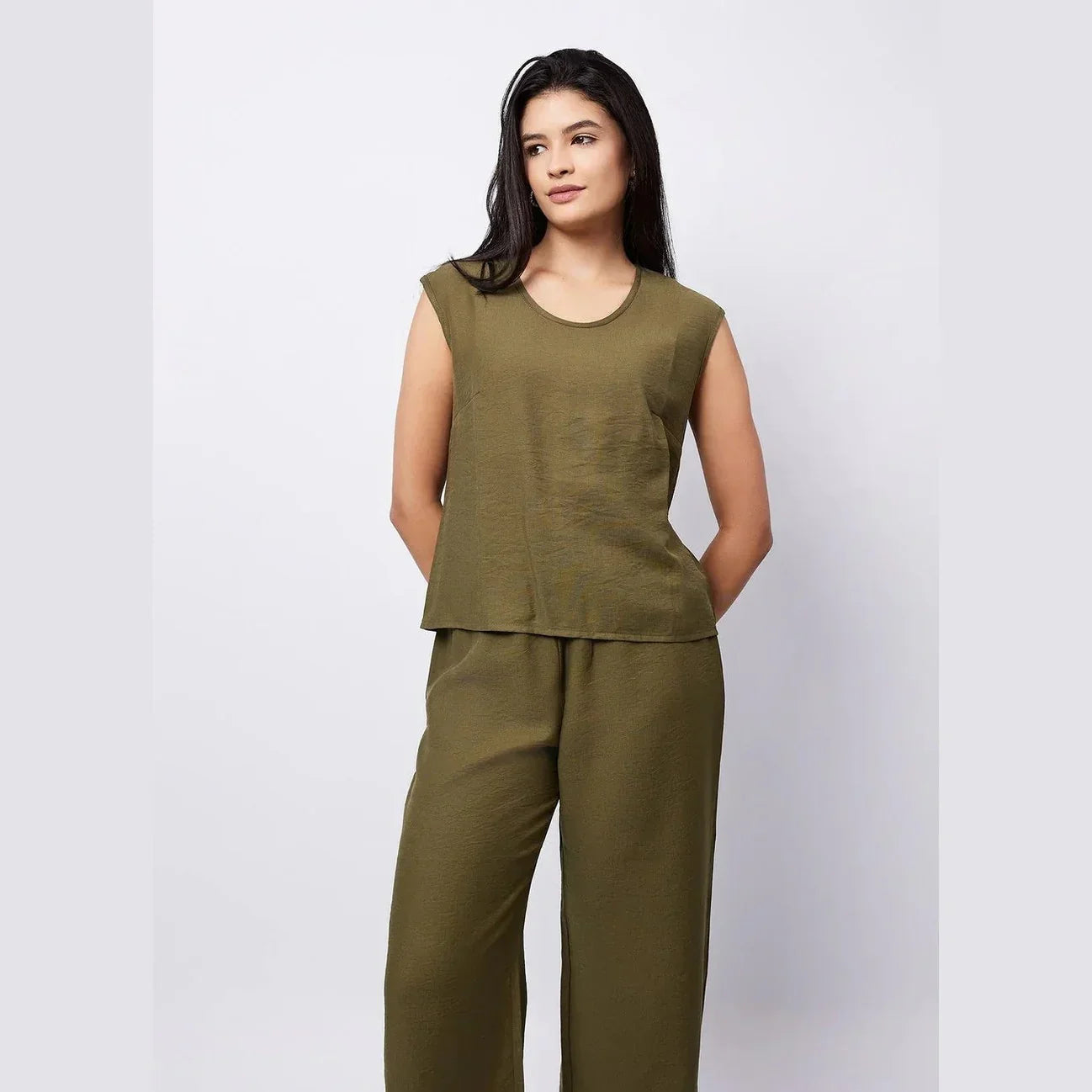 Viva - Linen Set Top & Wide Pants 2