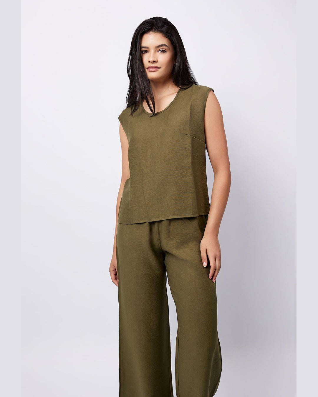 Viva - Linen Set Top & Wide Pants 1