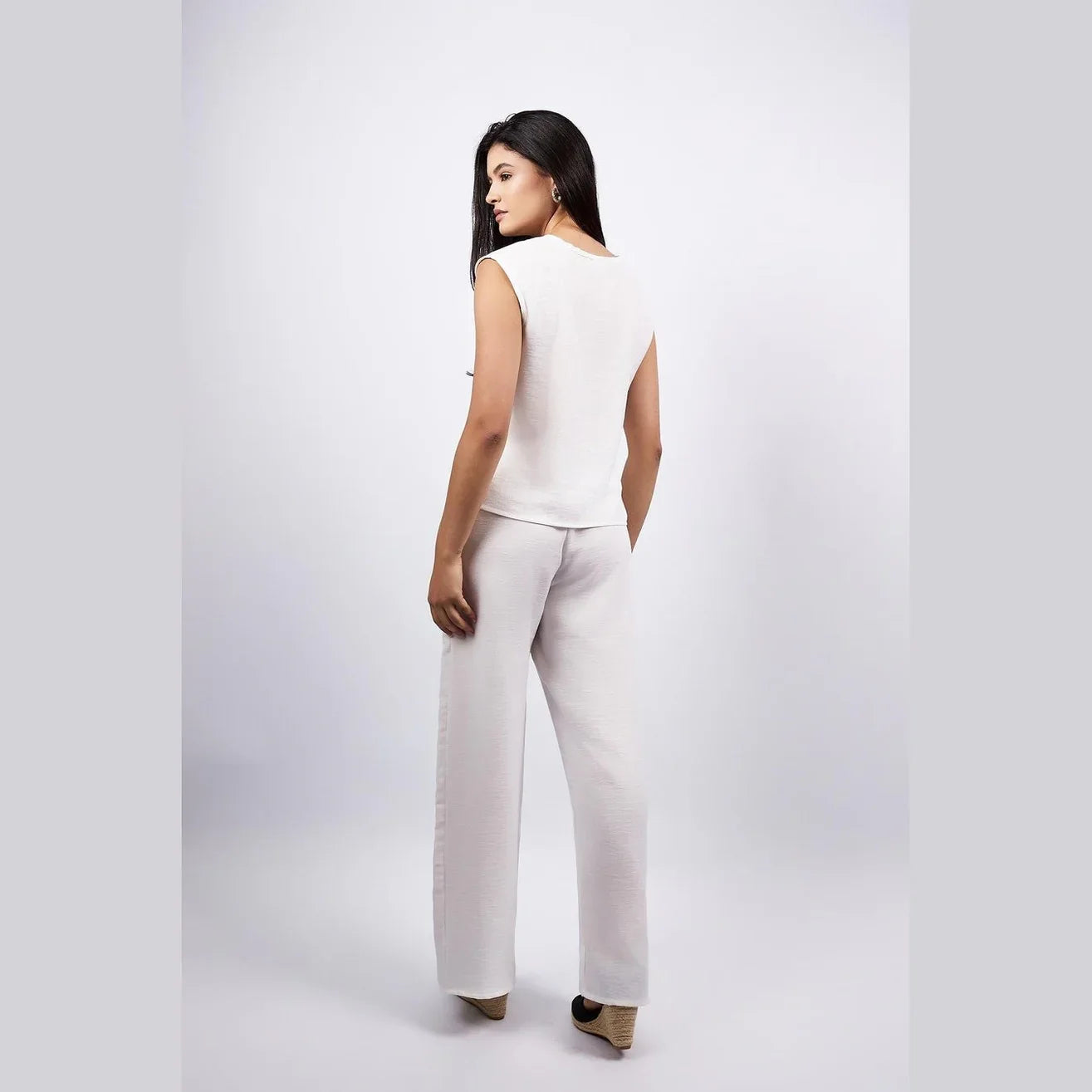 Viva - Linen Set Top & Wide Pants 11