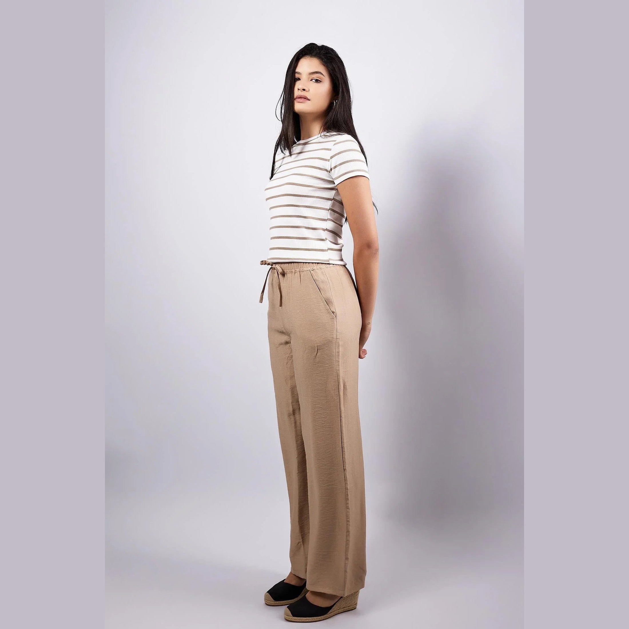 Viva - Striped Basic Top 8