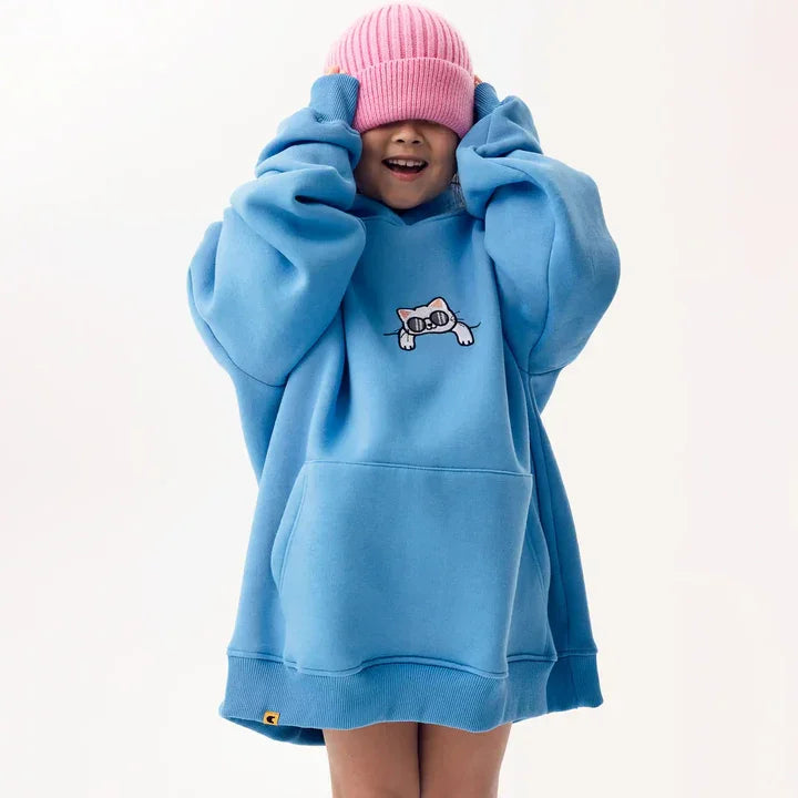 Colour Capsules - Adult Matching Chill Cat Hoodie – Embroidered 4