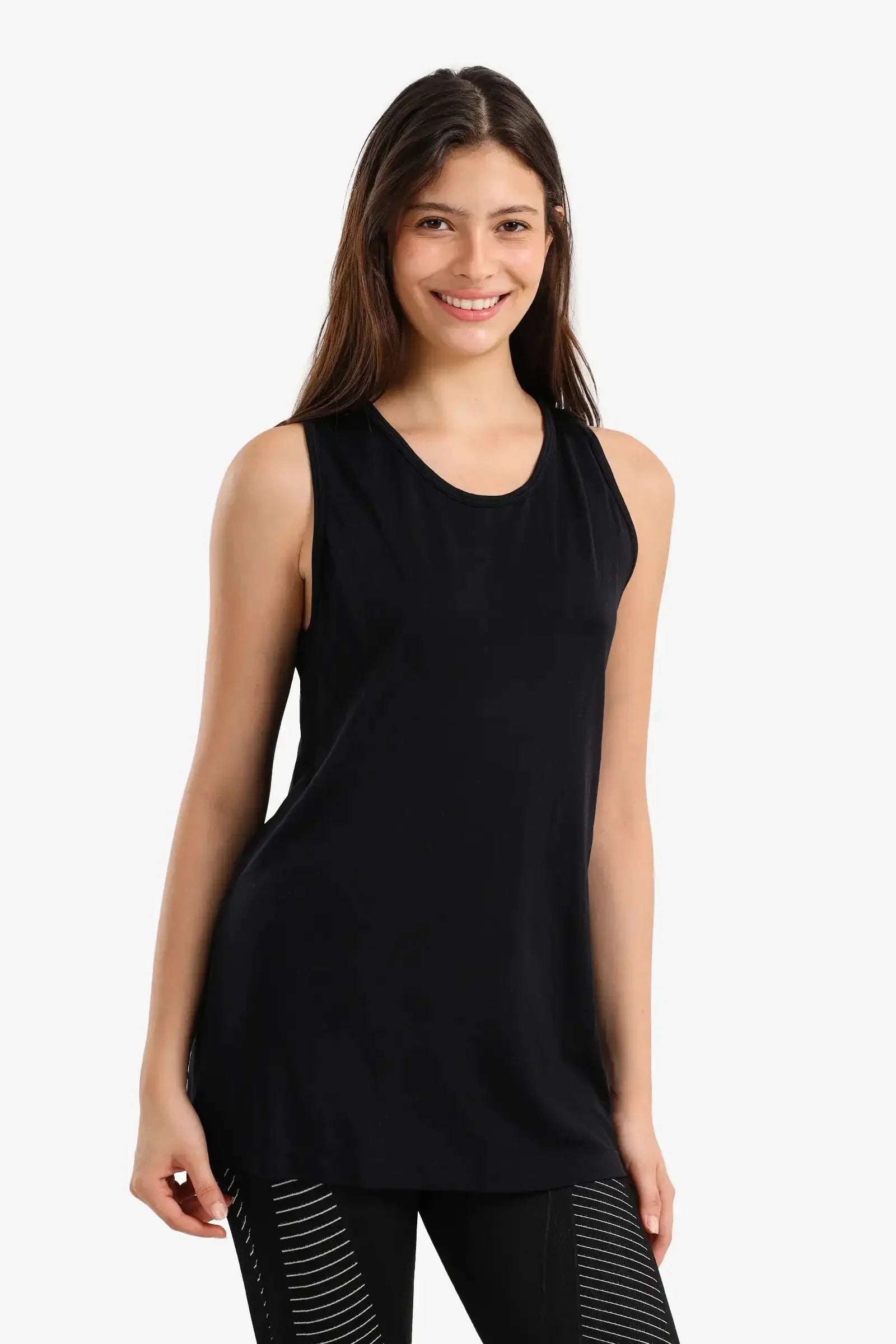 Carina - Long Open-Back Tank Top 5