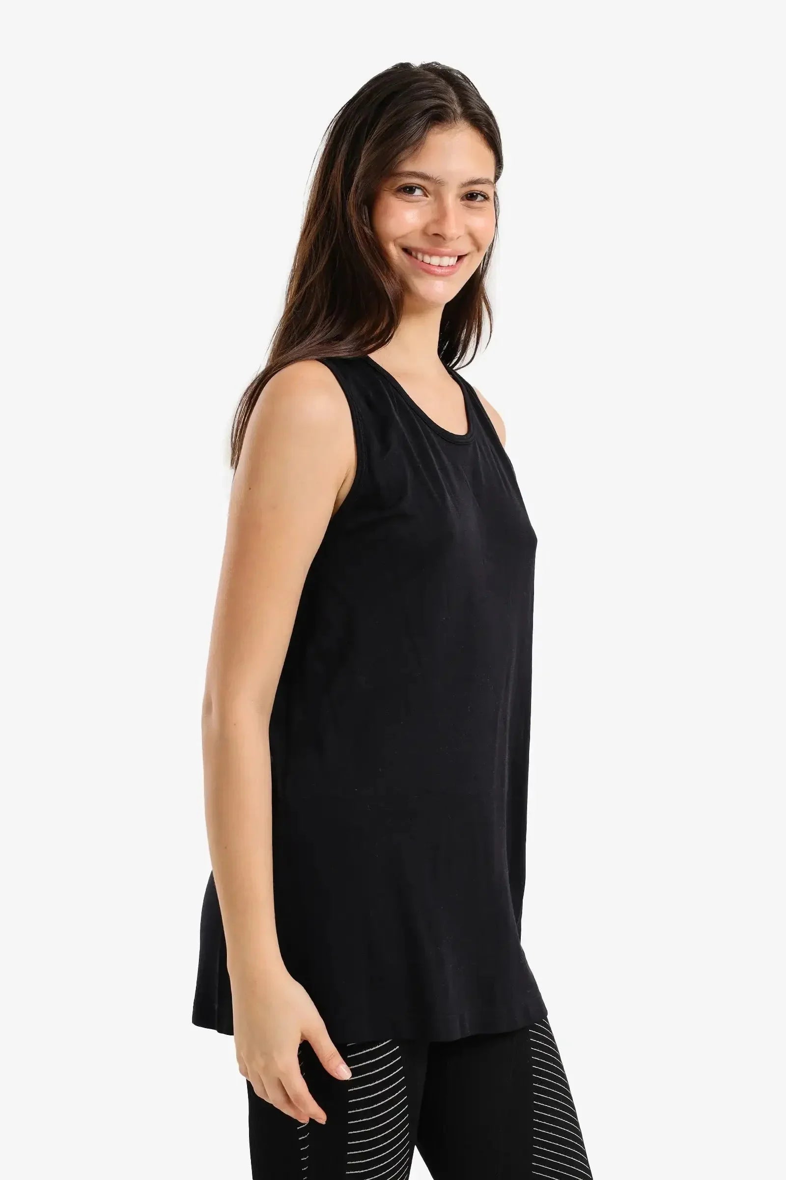 Carina - Long Open-Back Tank Top 7