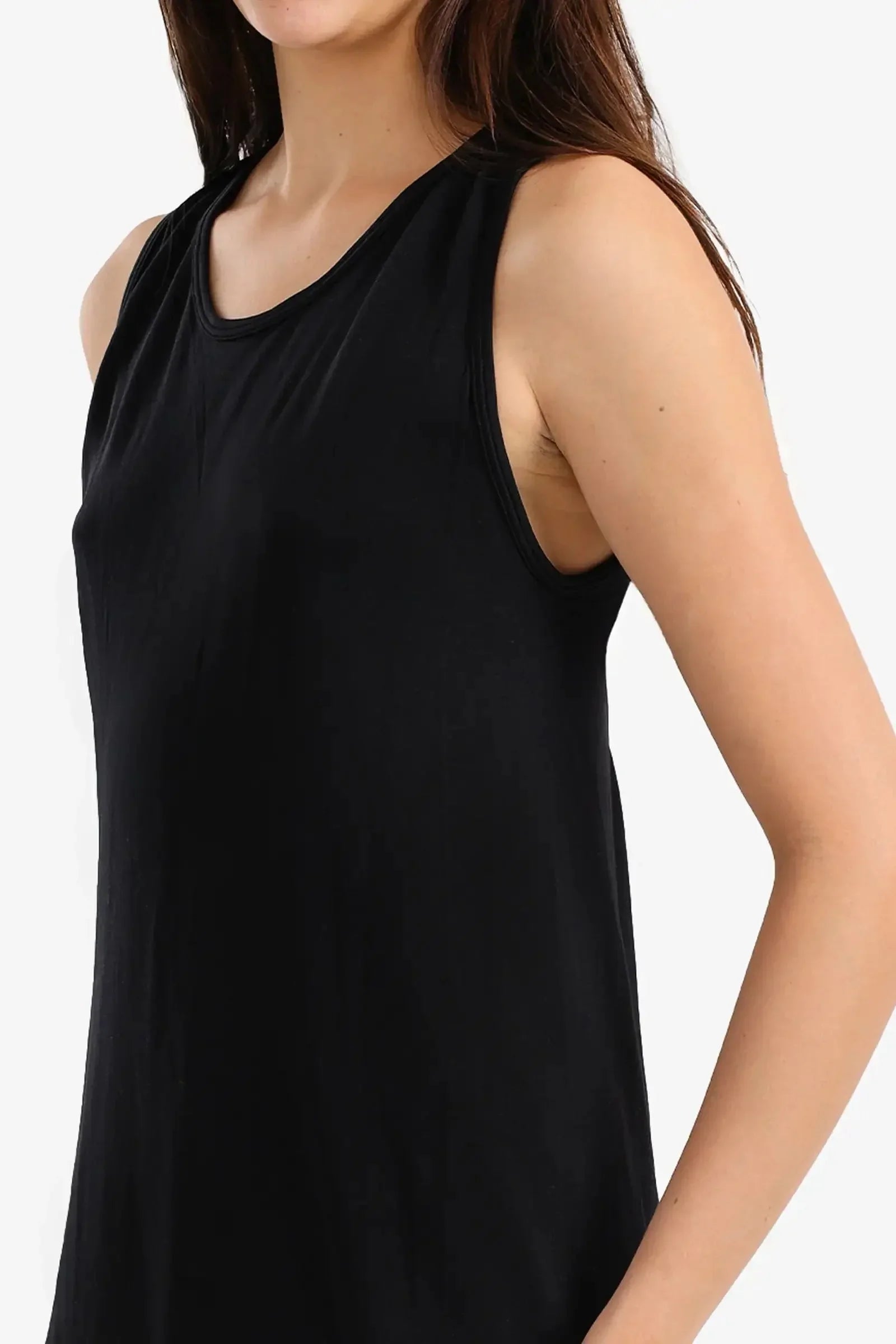 Carina - Long Open-Back Tank Top 8