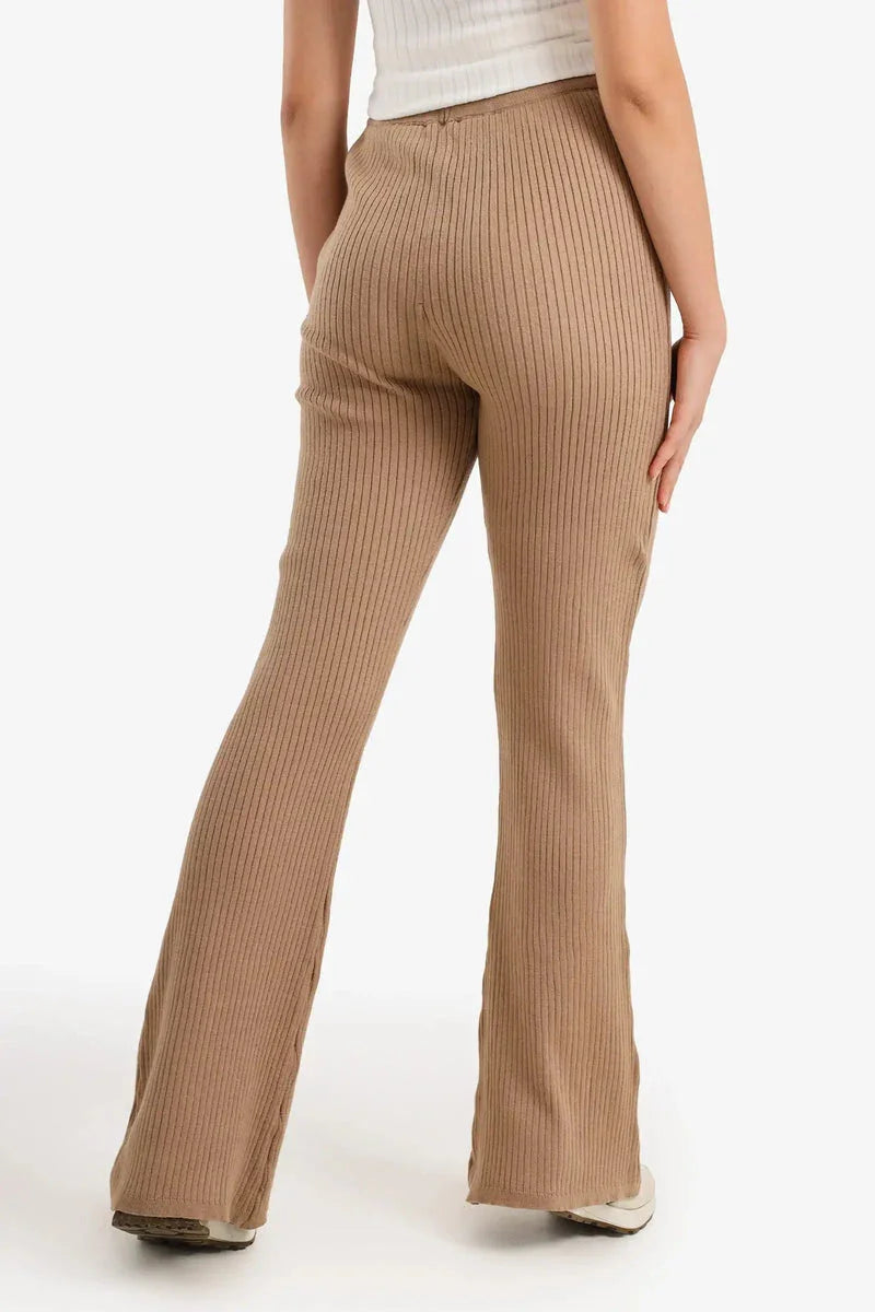 Carina - Ribbed Flared Pants 6