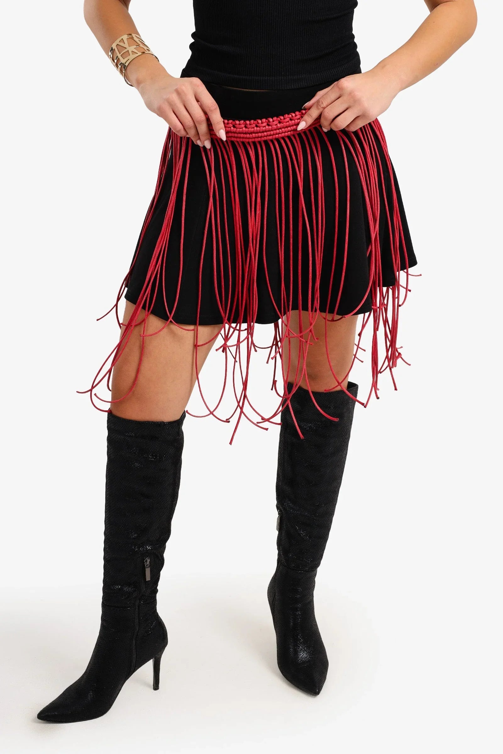 Waist Braided Fringe Belt - Clue - Babazzaro