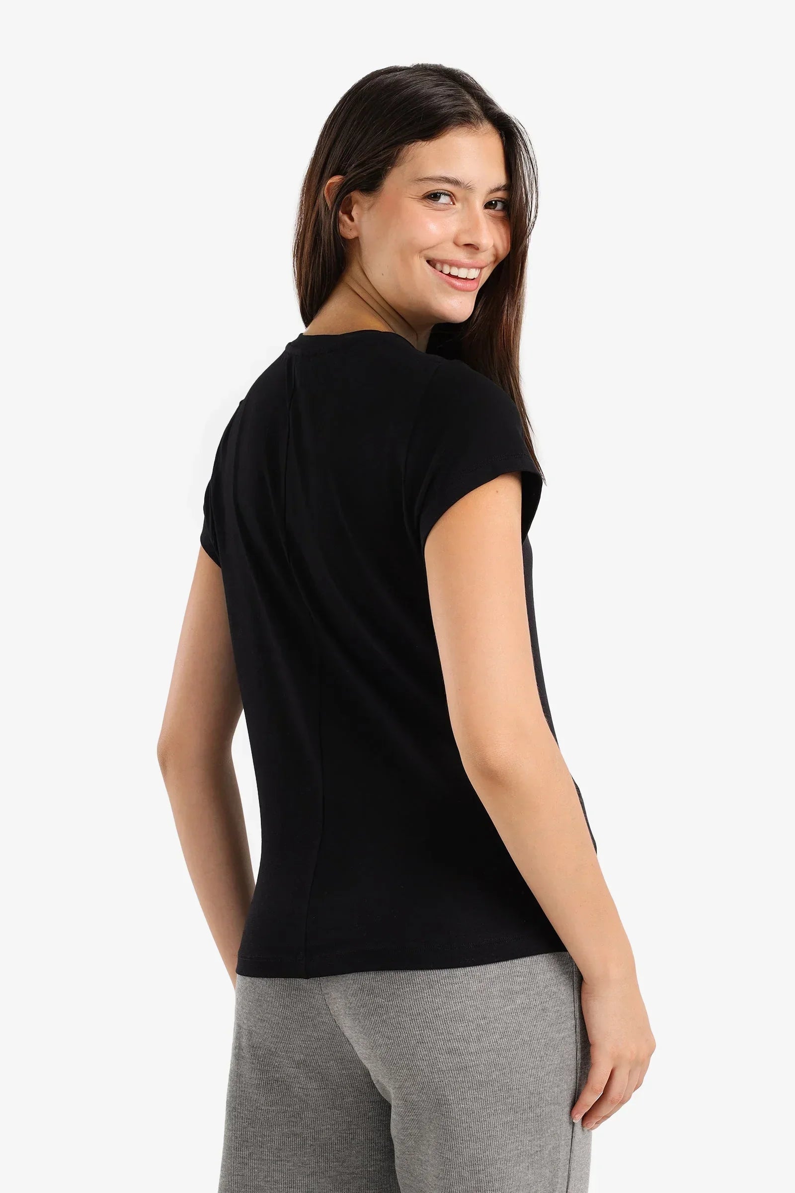 Carina - Classic Crew Neck Top 7