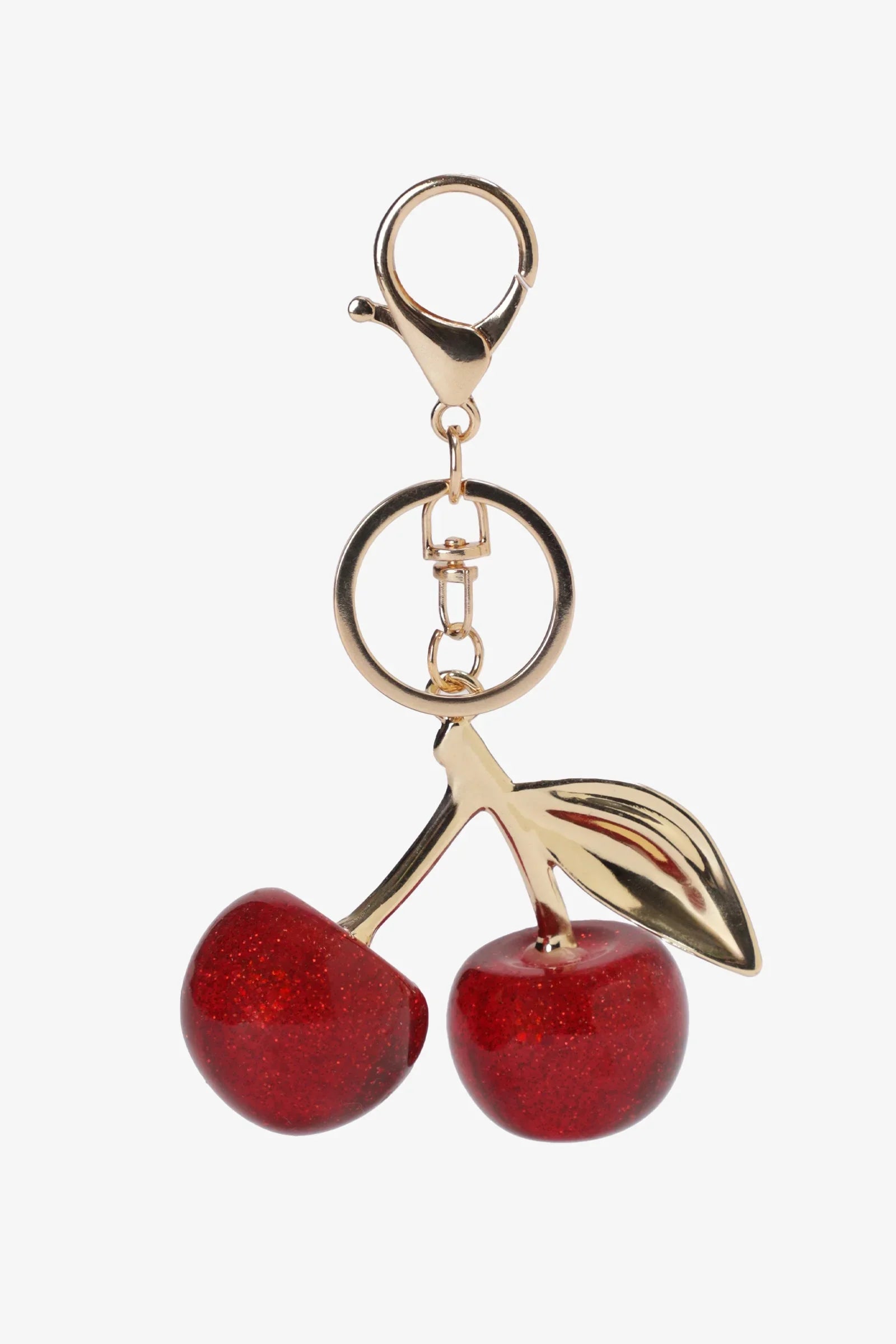 Glitter Cherry Keychain - Clue - Babazzaro