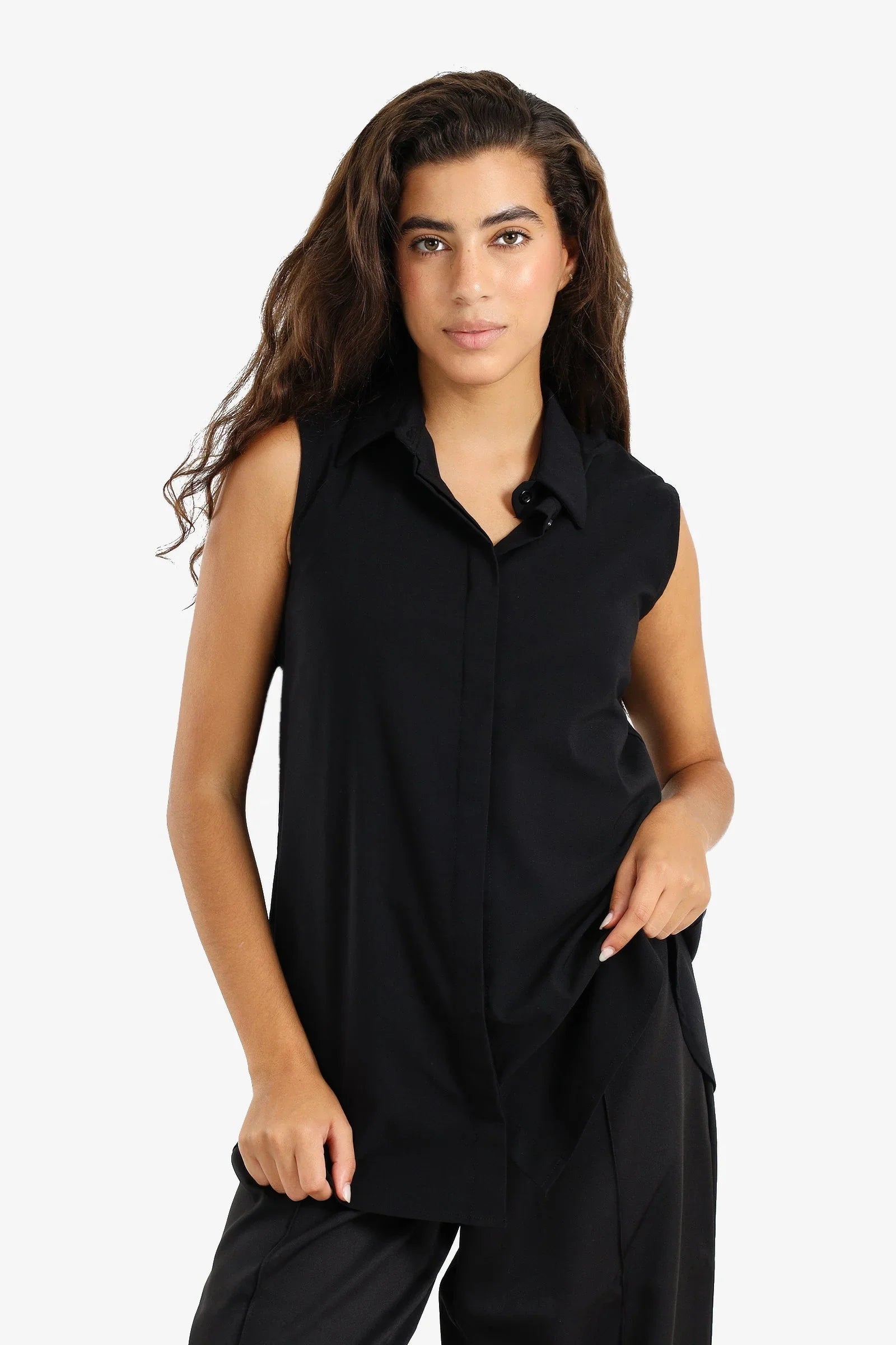 Clue - Classic Hidden Placket Blouse 1