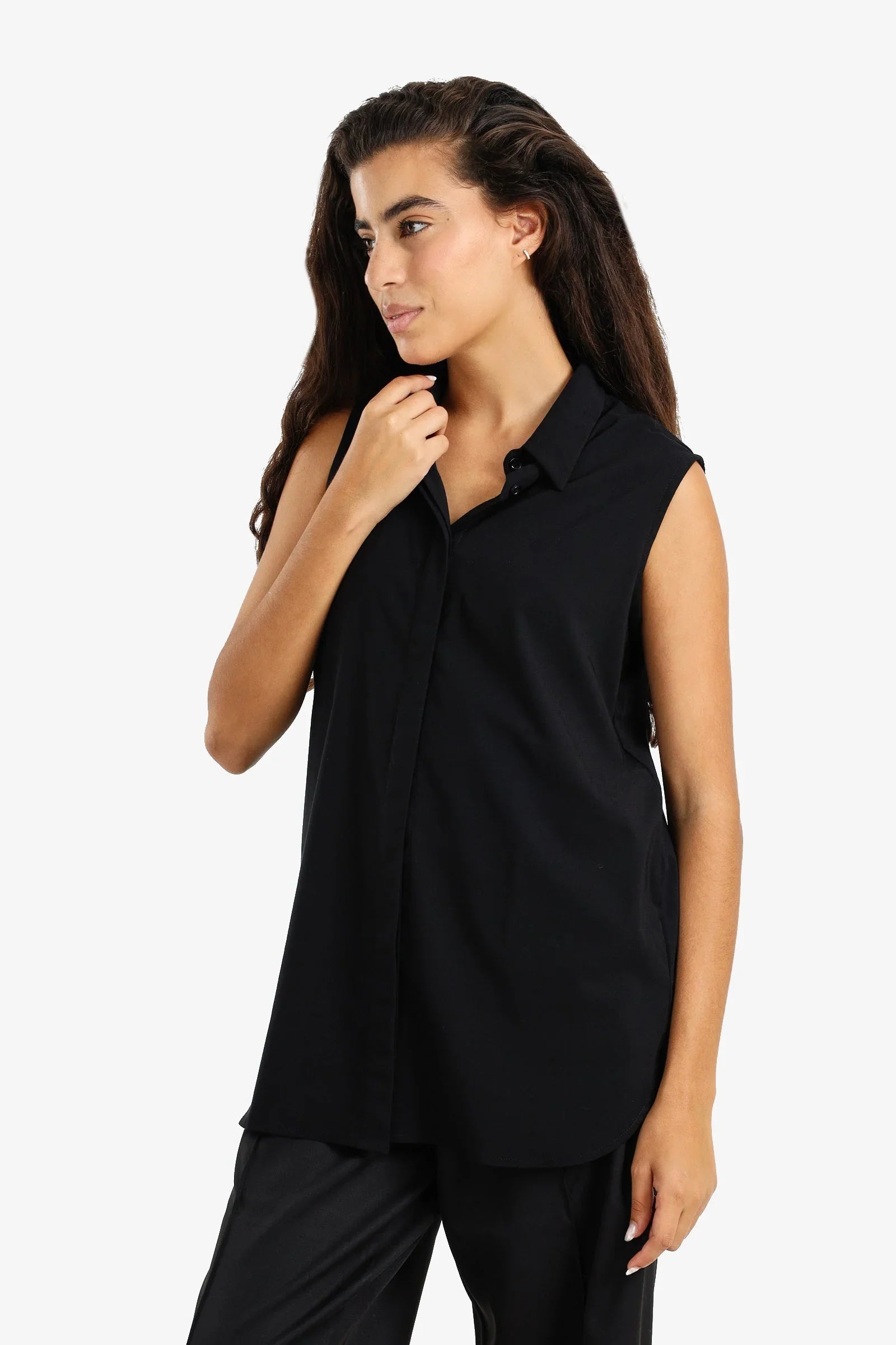 Clue - Classic Hidden Placket Blouse 5