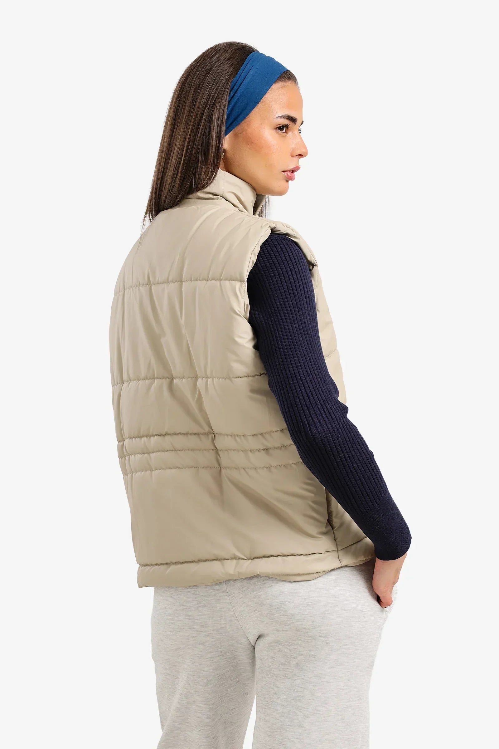 Clue - High Neck Puffer Vest 4