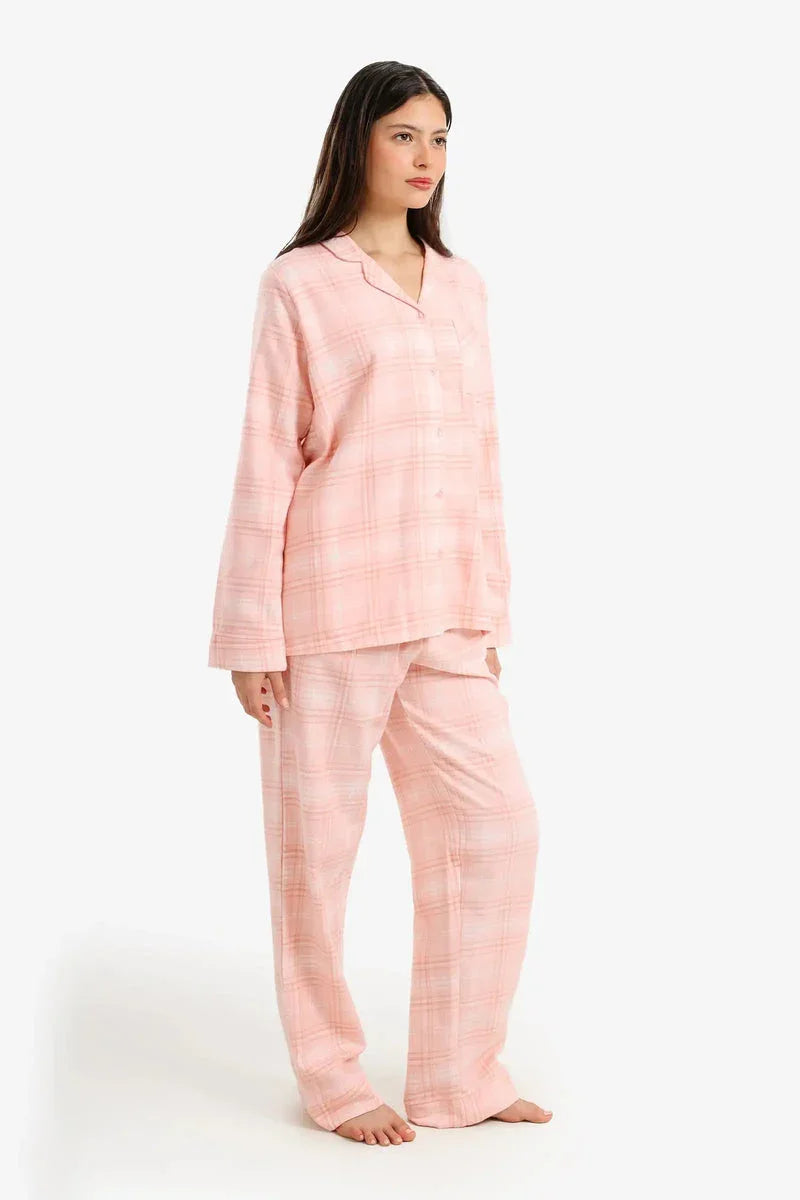 Carina - Cozy Plaid Pyjama Set 2