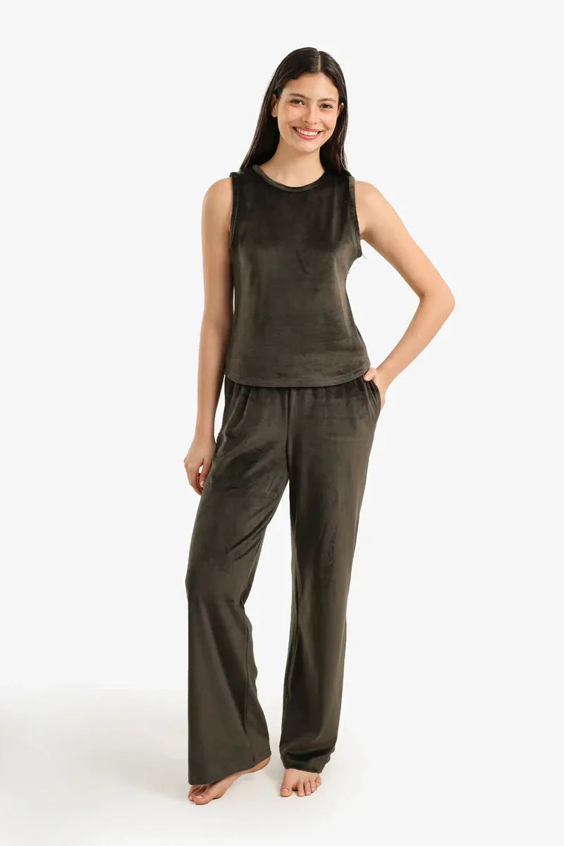 Carina - Velvet 3-Piece Pyjama Set 4